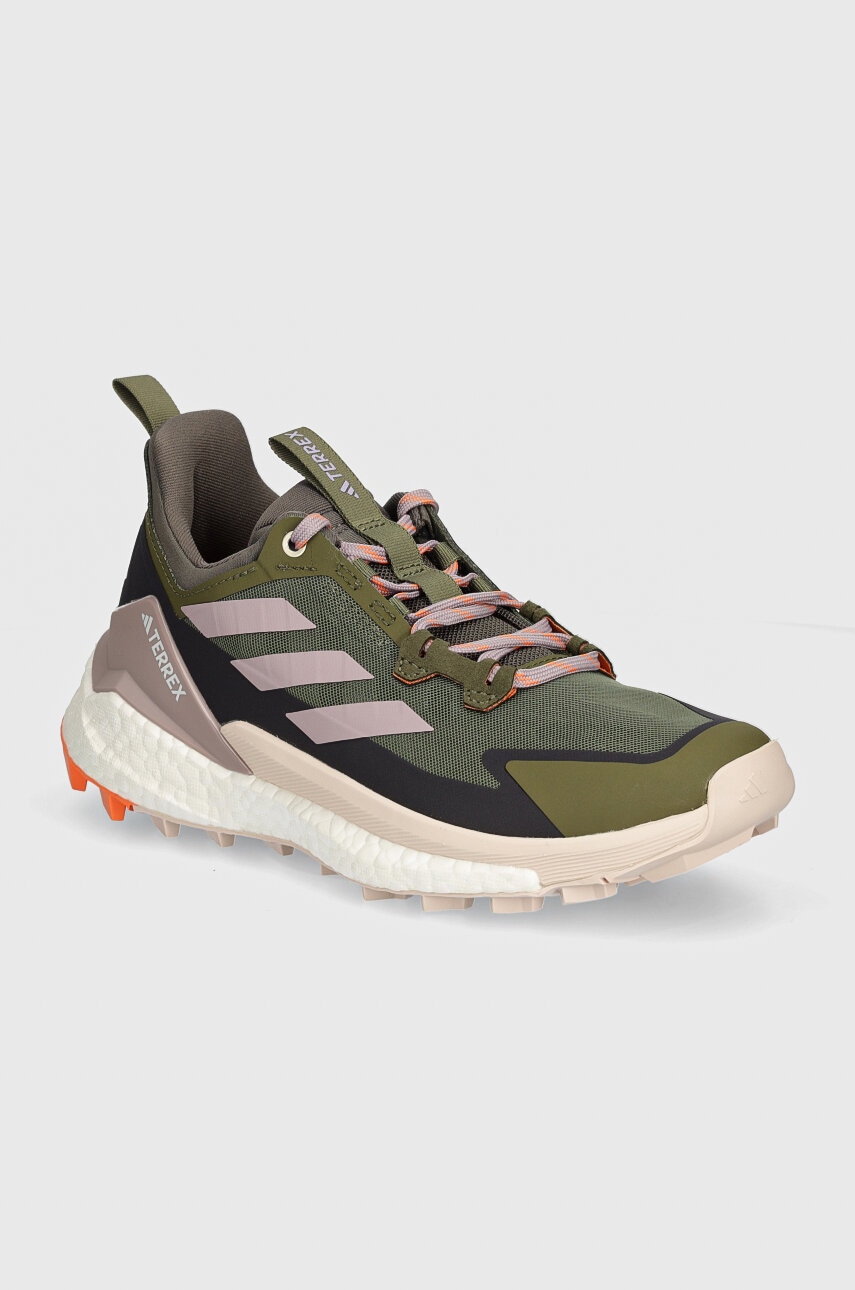 adidas TERREX pantofi Free Hiker 2 Low femei, culoarea verde, IG8892