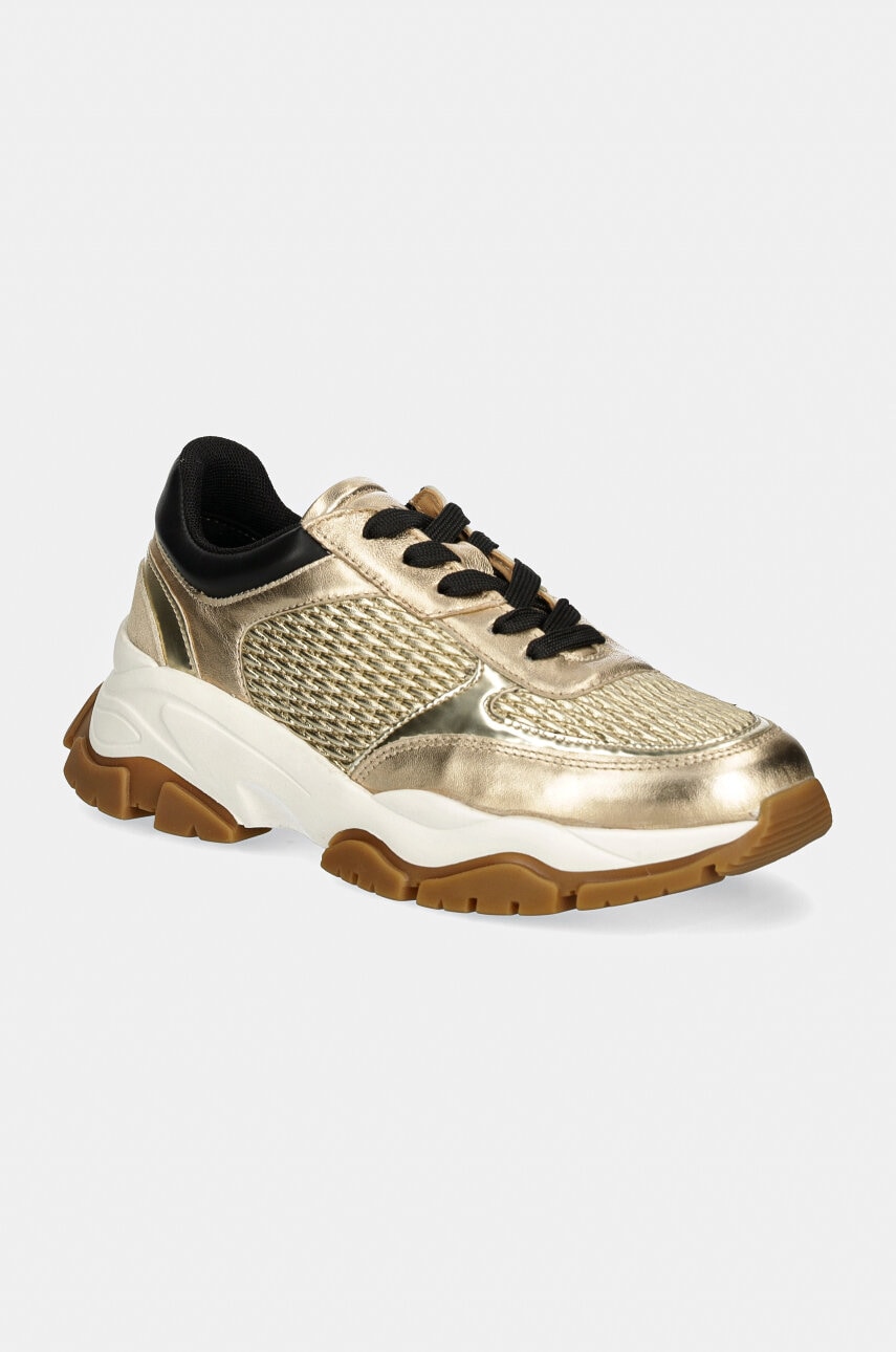 Baldinini sneakers culoarea auriu, D5B831T1VNPS Baldinini sneakers culoarea auriu, D5B831T1VNPS