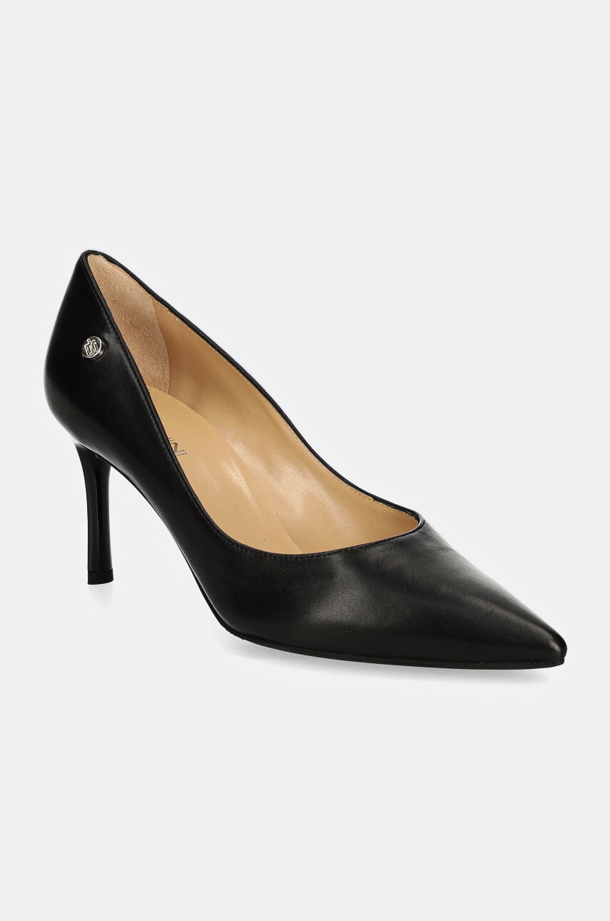Baldinini stilettos de piele culoarea negru, D5B071P7NAPP Baldinini stilettos de piele culoarea negru, D5B071P7NAPP