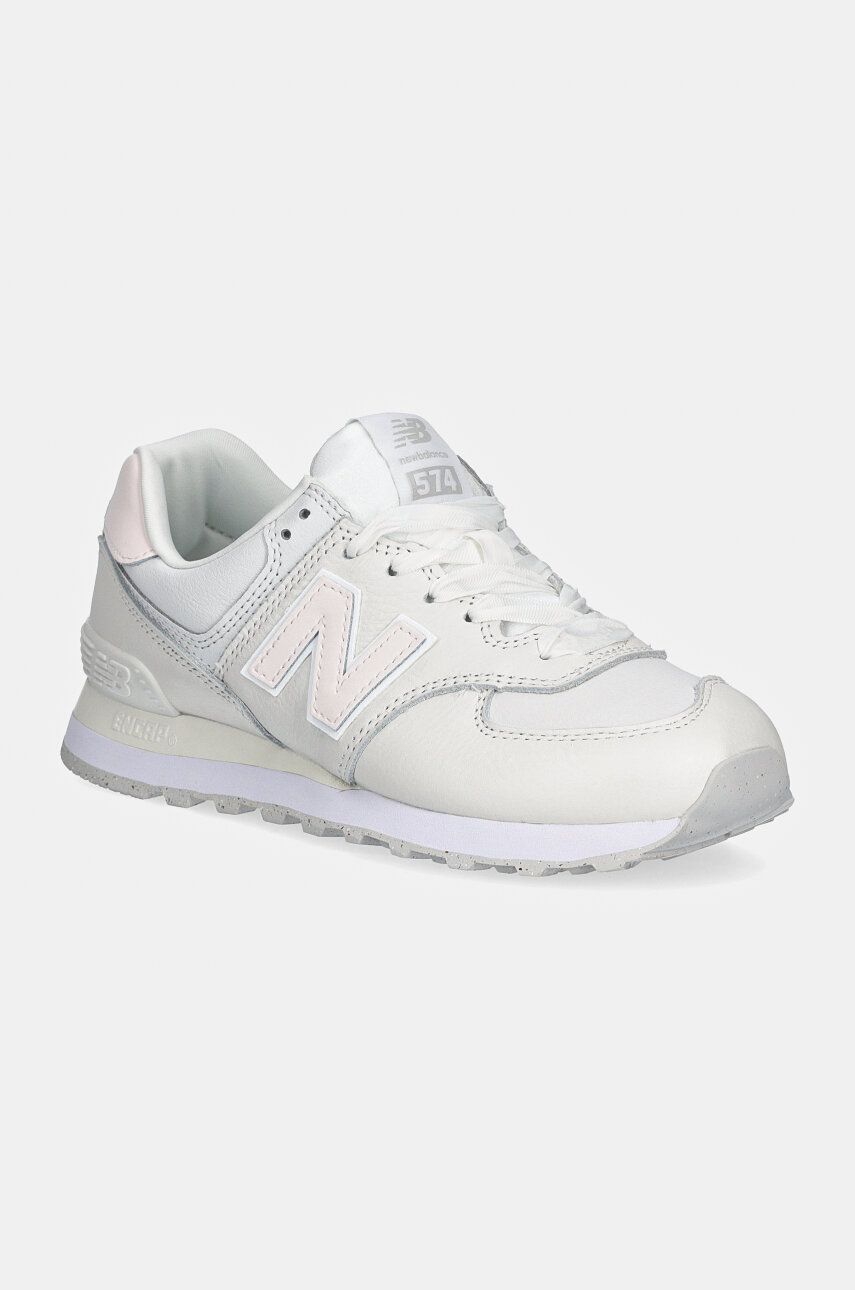 New Balance sneakers 574 culoarea alb, WL574FJ2