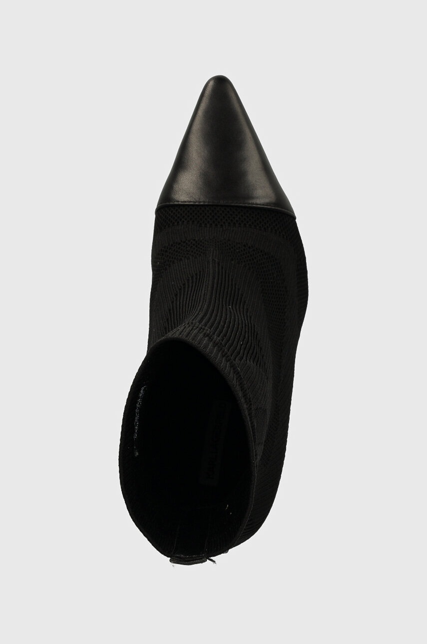 Черевики Karl Lagerfeld DEBUT II жіночі колір чорний на шпильці KL32061A 
