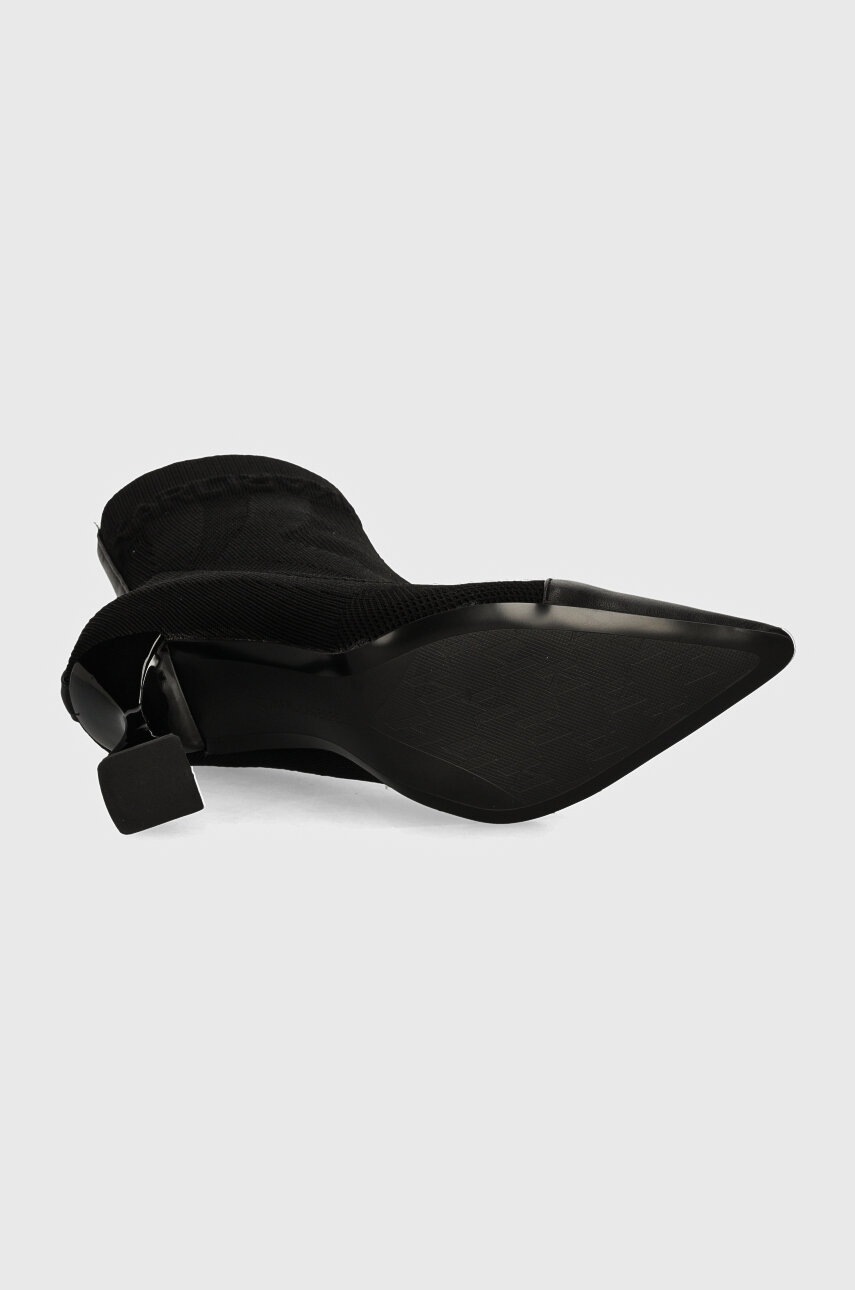 Черевики Karl Lagerfeld DEBUT II жіночі колір чорний на шпильці KL32061A 