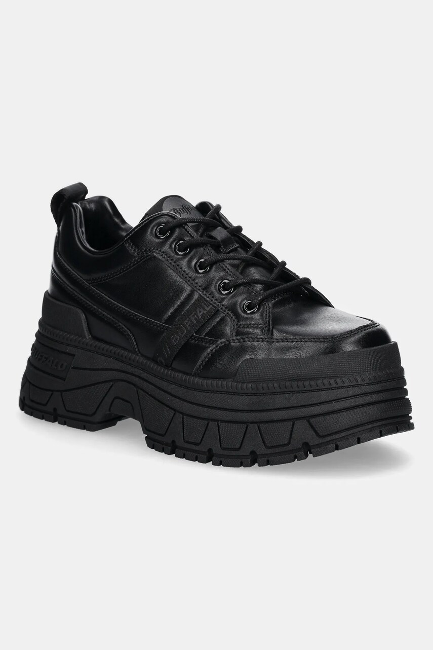 Buffalo sneakers Fusion Lace Up Lo culoarea negru, 1622516-BLK