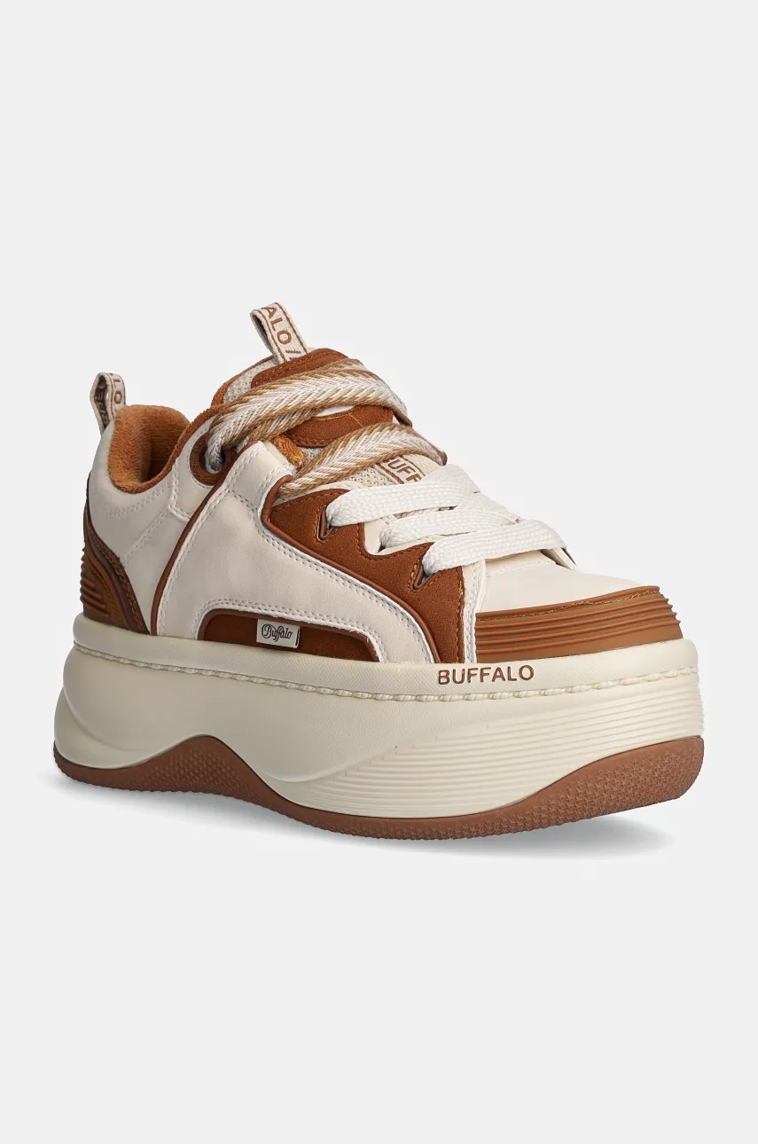 Buffalo sneakers Orcus culoarea bej, 1636224-BBR