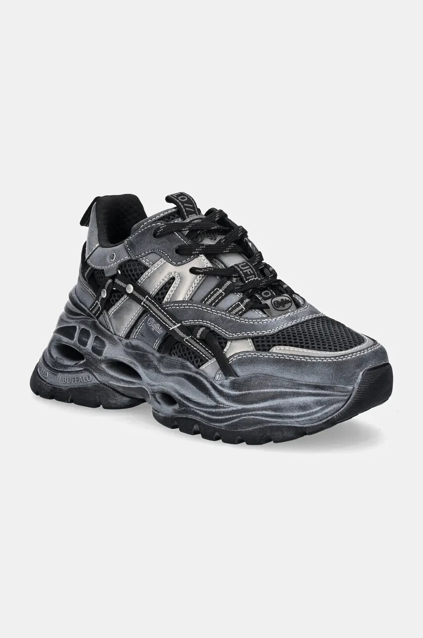 Buffalo sneakers Triplet Hollow Vntg culoarea gri, 1636236-BLS