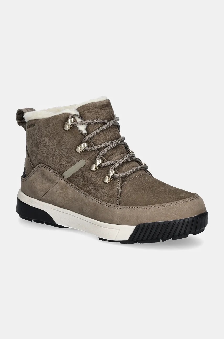 The North Face pantofi Sierra Mid femei, culoarea gri, izolat, NF0A4T3X8IU1 The North Face pantofi Sierra Mid femei, culoarea gri, izolat, NF0A4T3X8IU1