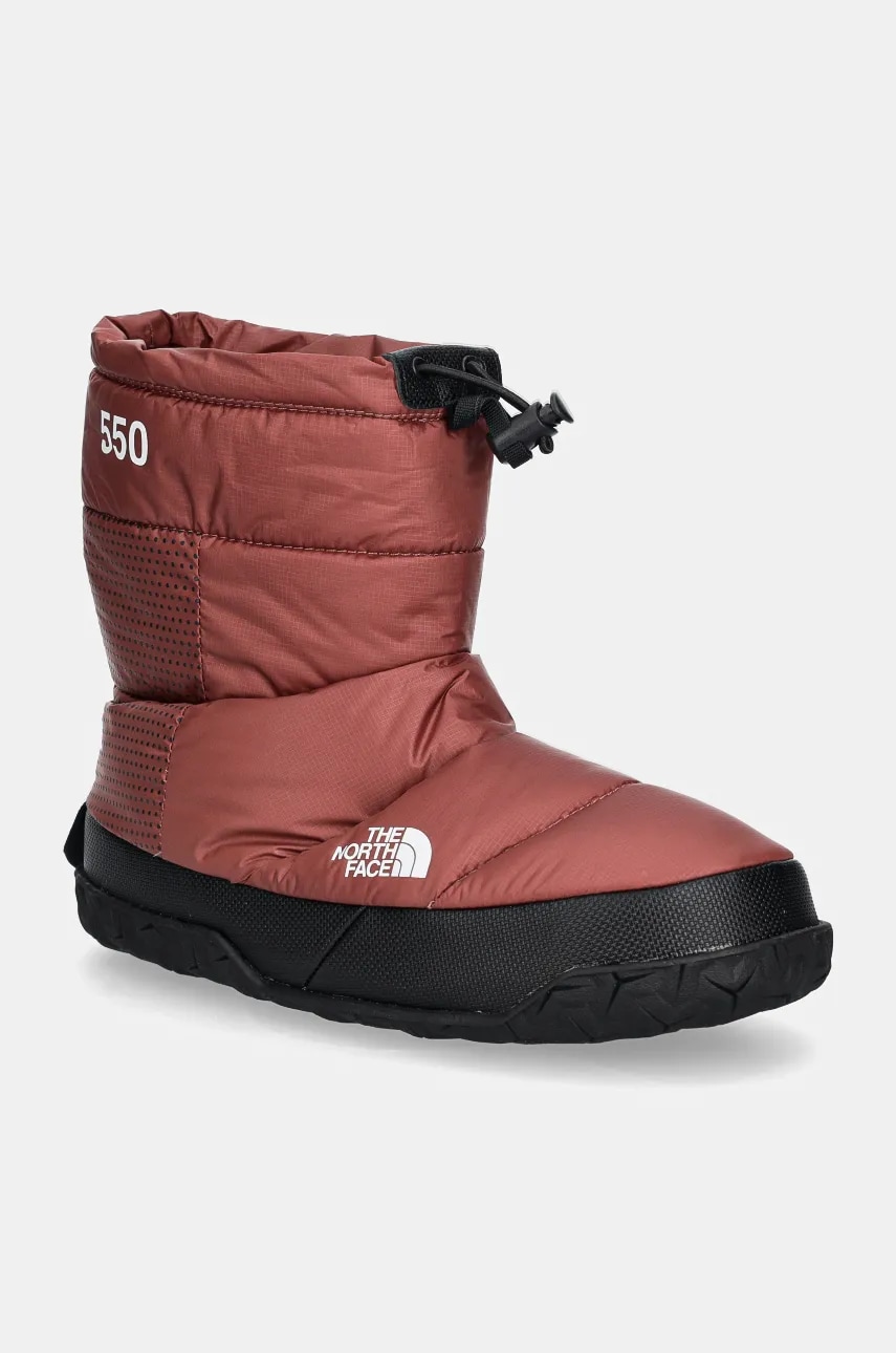 The North Face cizme de iarna Nuptse Apres Bootie culoarea portocaliu, NF0A5LWC8IM1 The North Face cizme de iarna Nuptse Apres Bootie culoarea portocaliu, NF0A5LWC8IM1