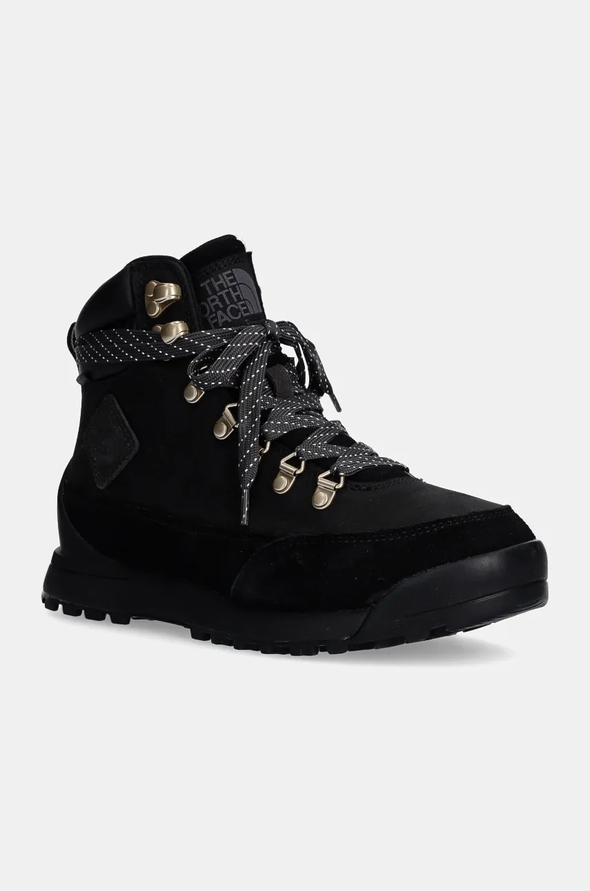 The North Face pantofi Back to Berkeley IV Leather femei, culoarea negru, izolare usoara, NF0A8A9EKX71 The North Face pantofi Back to Berkeley IV Leather femei, culoarea negru, izolare usoara, NF0A8A9EKX71