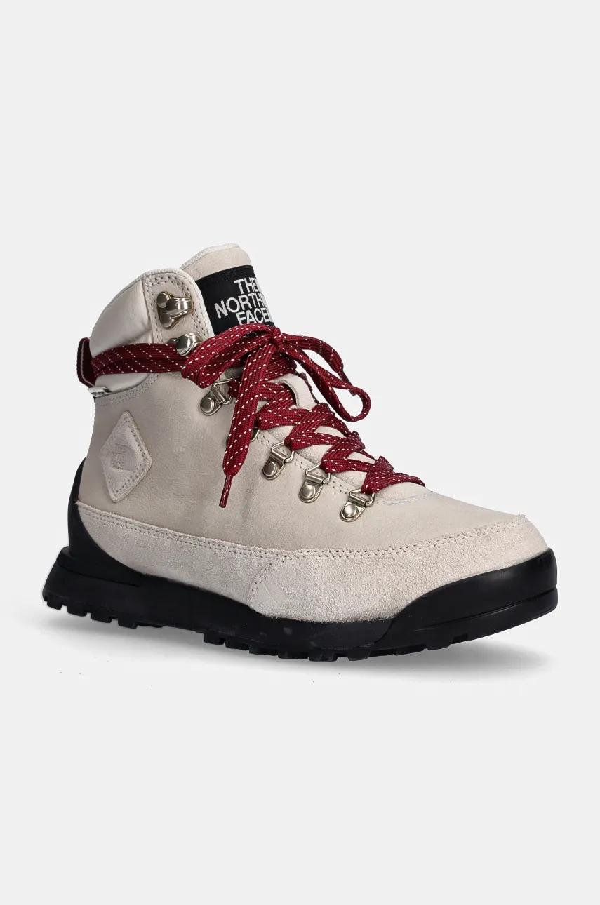 The North Face pantofi Back to Berkeley IV Leather femei, culoarea bej, izolare usoara, NF0A8A9EROU1 The North Face pantofi Back to Berkeley IV Leather femei, culoarea bej, izolare usoara, NF0A8A9EROU1