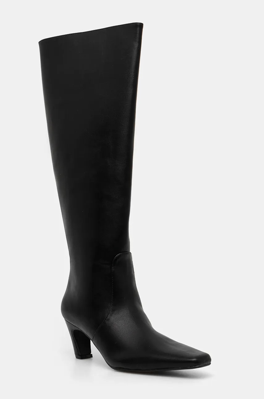 Bianco cizme BIACLARA femei, culoarea negru, cu toc drept, 11301429 Bianco cizme BIACLARA femei, culoarea negru, cu toc drept, 11301429