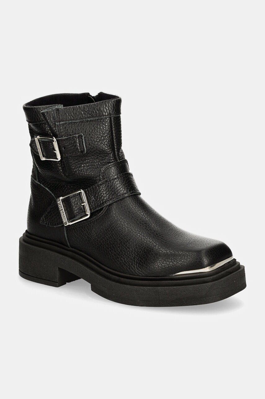 Steve Madden cizme de piele Choice femei, culoarea negru, cu platforma, izolare usoara, SM11003227