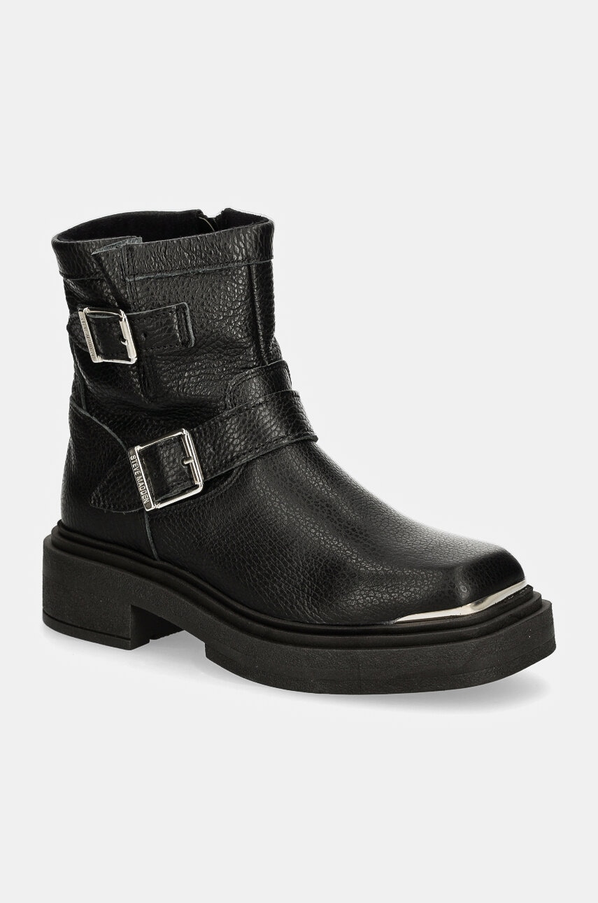 Steve Madden cizme de piele Choice femei, culoarea negru, cu platforma, izolare usoara, SM11003227