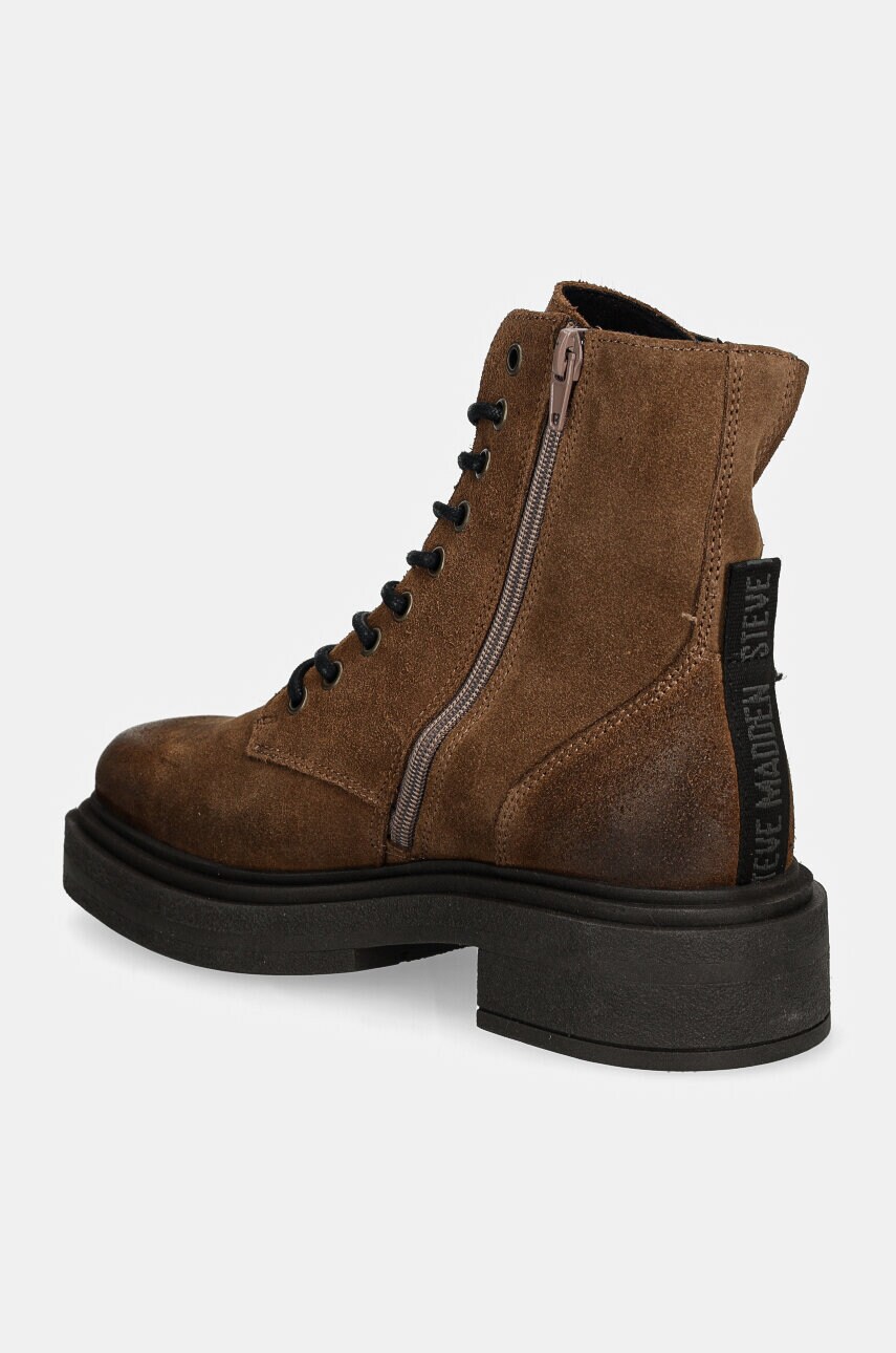 Steve Madden velúr bokacsizma Chiney bézs, női, lapos talpú, SM11003204 termék 2. képe