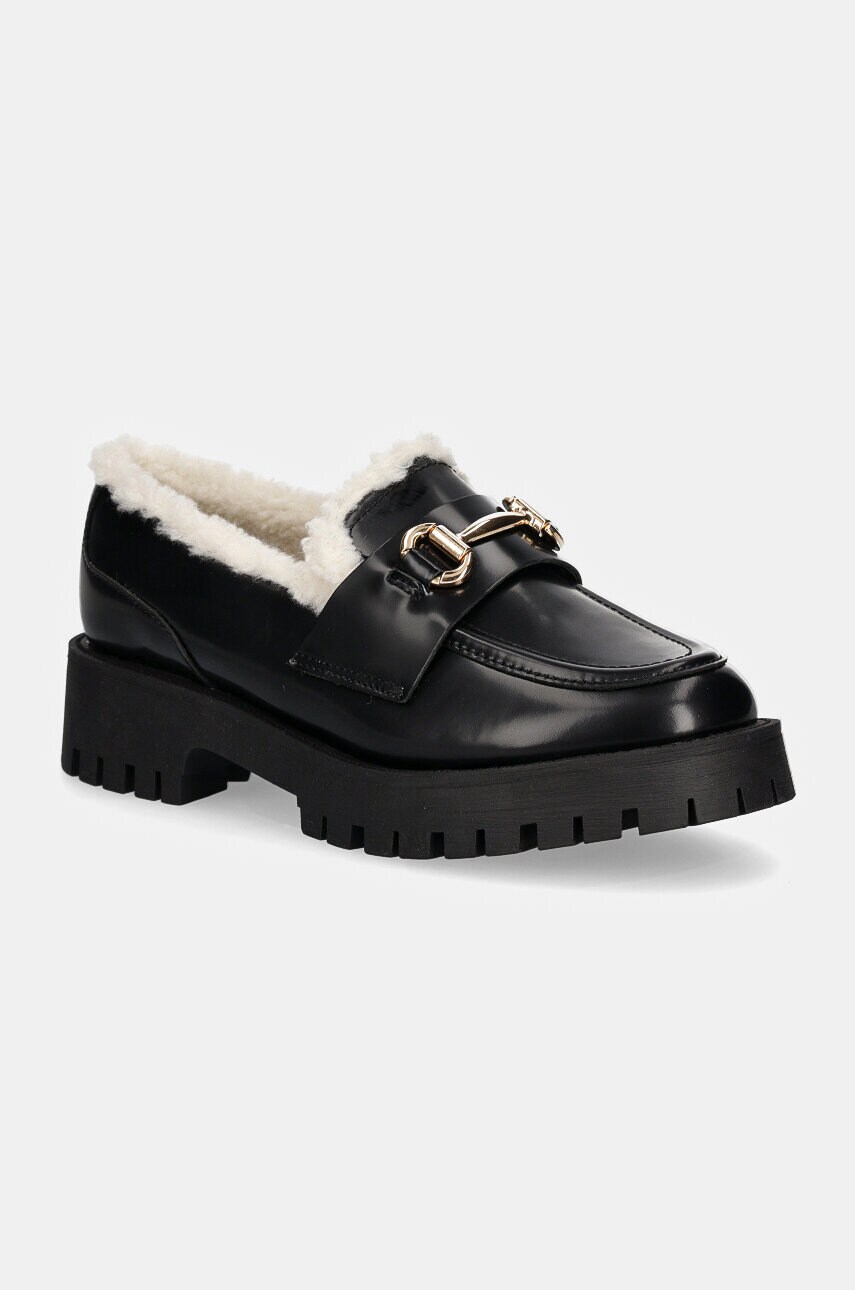 Steve Madden pantof Lorry femei, culoarea negru, cu platforma, SM11003273