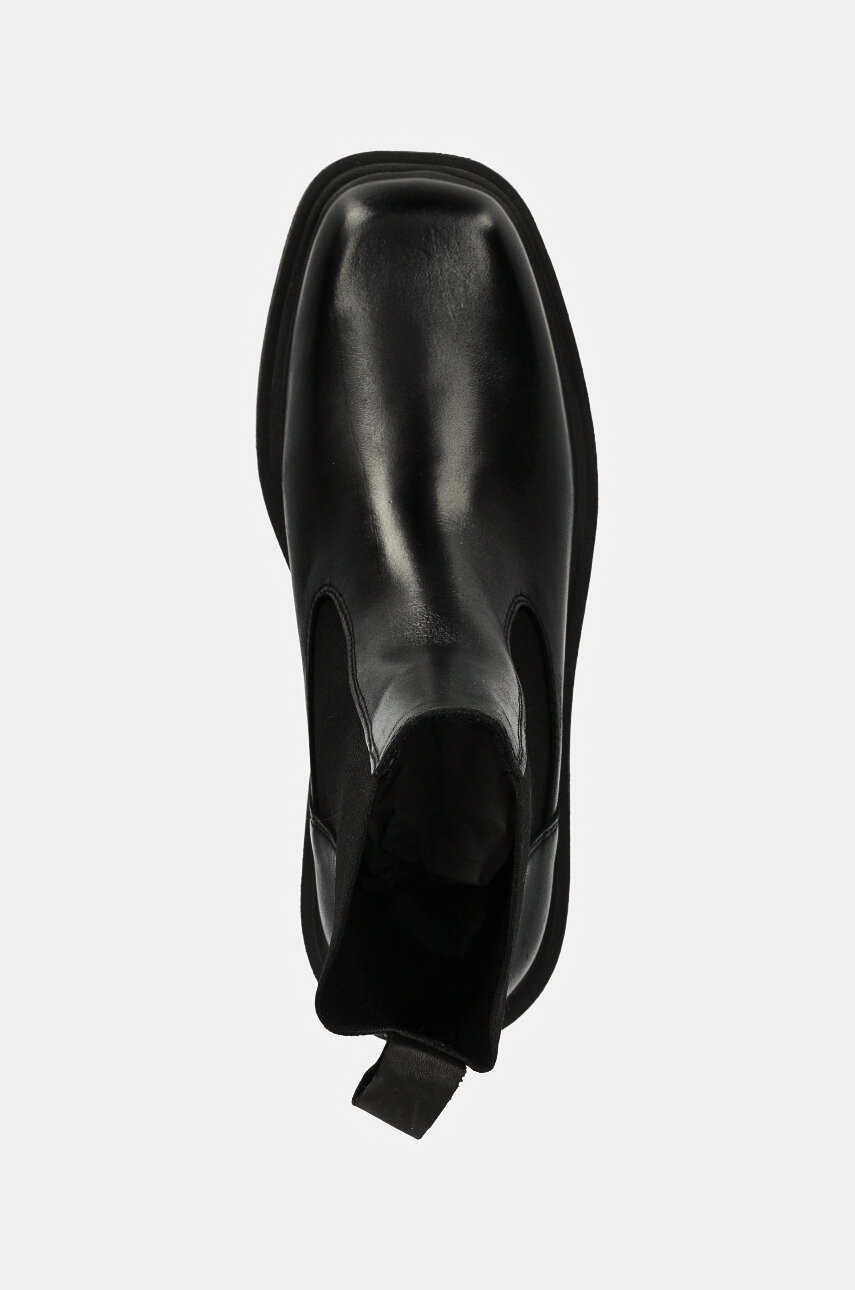 Шкіряні черевики Steve Madden Churro жіночі колір чорний на платформі SM11003363 