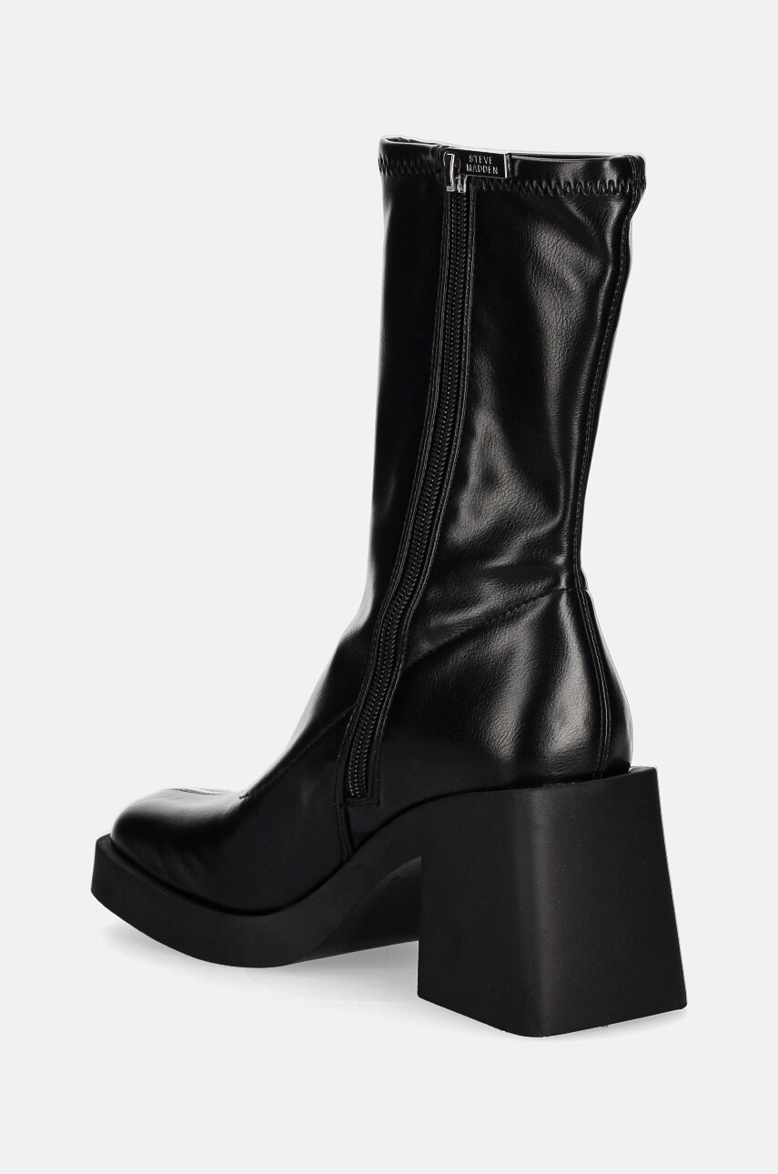 Черевики Steve Madden Kloe жіночі колір чорний каблук блок SM11003364 
