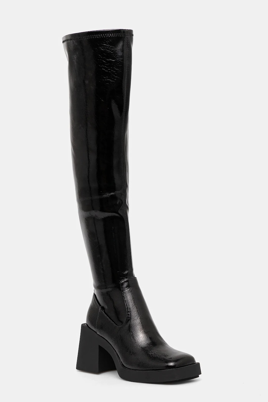 Steve Madden cizme Kolby femei, culoarea negru, cu toc drept, SM11003365