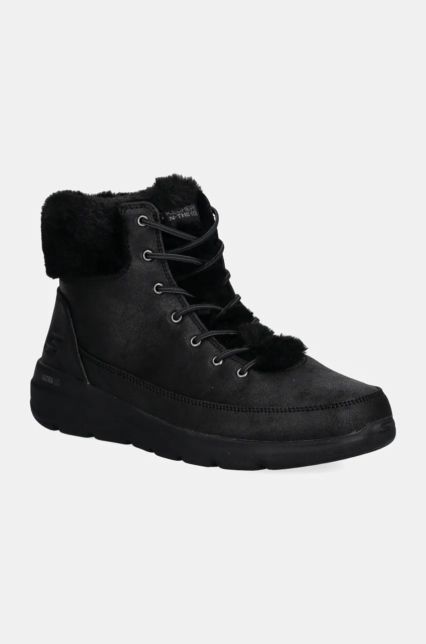 

Боти Skechers GLACIAL ULTRA WOND в черно с равна подметка с изолация 144202, Черен