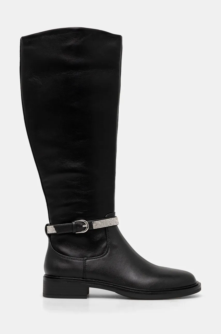 Сапоги Steve Madden Riggs женские цвет чёрный на плоском ходу SM11003416 Сапоги Steve Madden Riggs женские цвет чёрный на плоском ходу SM11003416