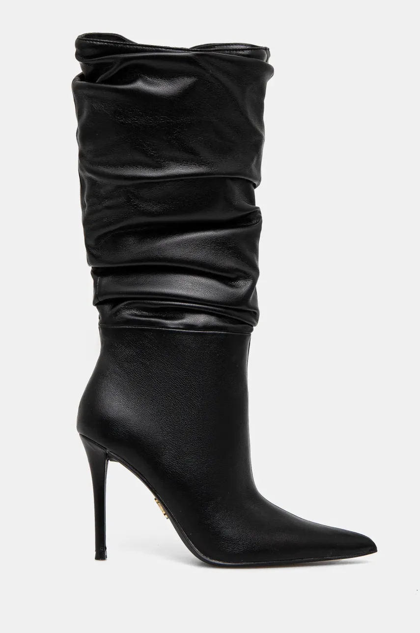Сапоги Steve Madden Schmooze женские цвет чёрный на шпильке SM11003453 Сапоги Steve Madden Schmooze женские цвет чёрный на шпильке SM11003453