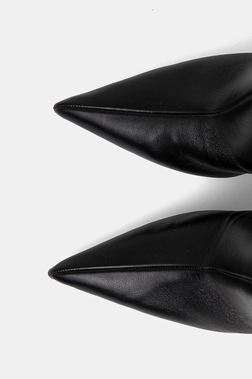 Чоботи Steve Madden Schmooze жіночі колір чорний на шпильці SM11003453 