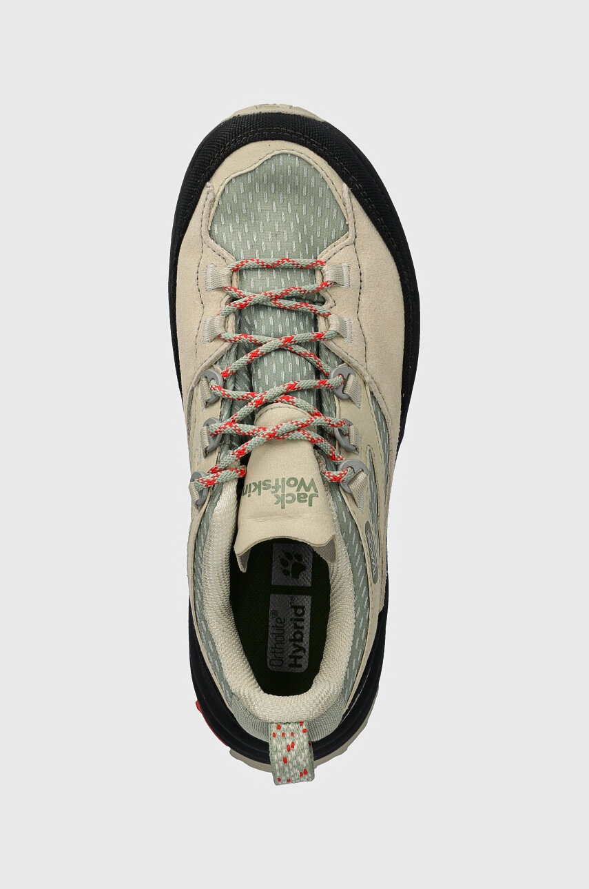 Παπούτσια Jack Wolfskin Cyrox Texapore Low χρώμα: πράσινο, 4064291 φωτογραφία