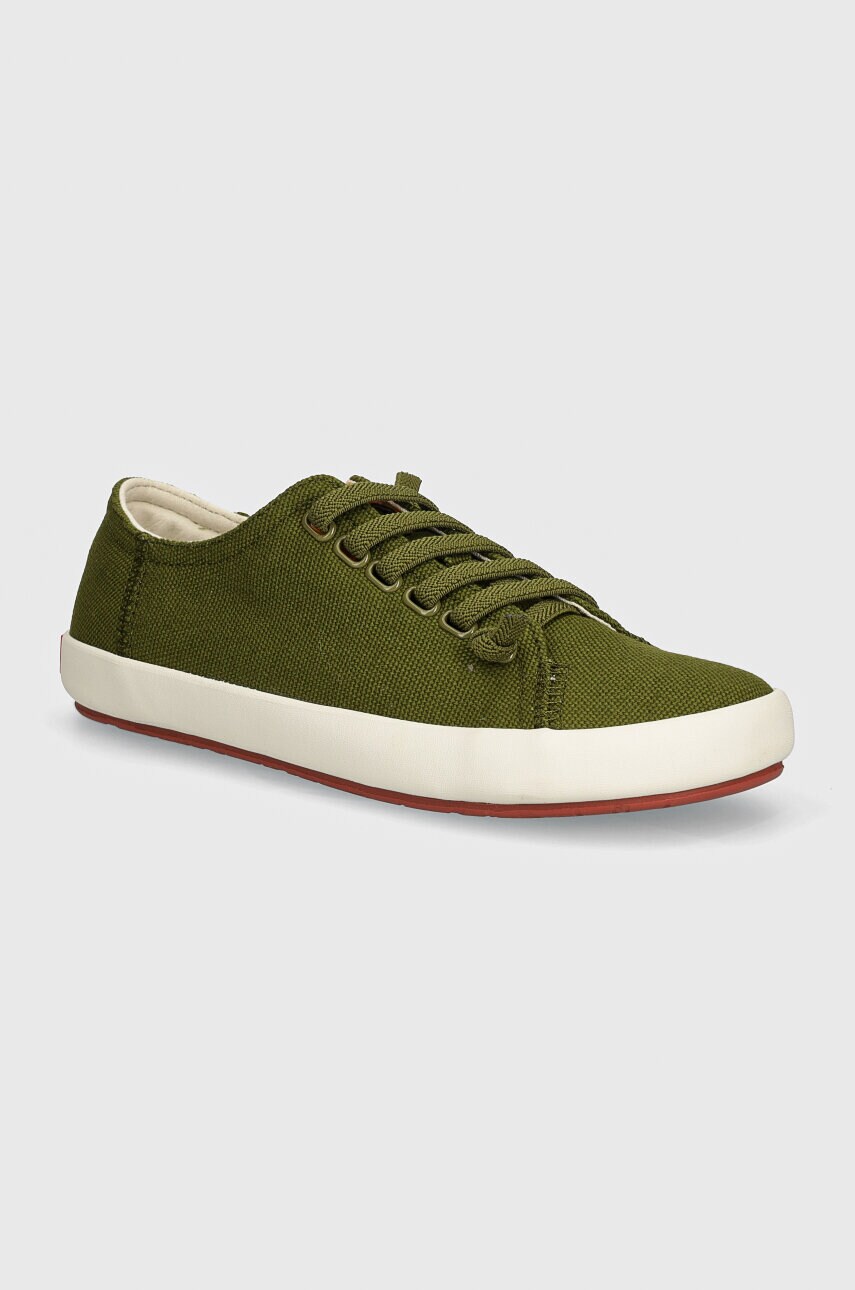 Camper tenisi Peu Rambla Vulcanizado femei, culoarea verde, 21897-087