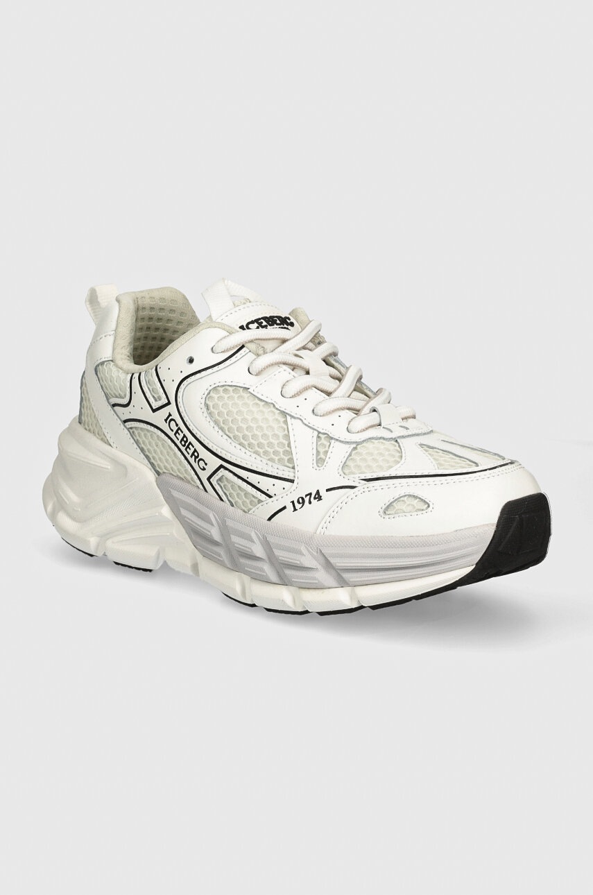 Iceberg sneakers ICB-One culoarea bej, ID213708