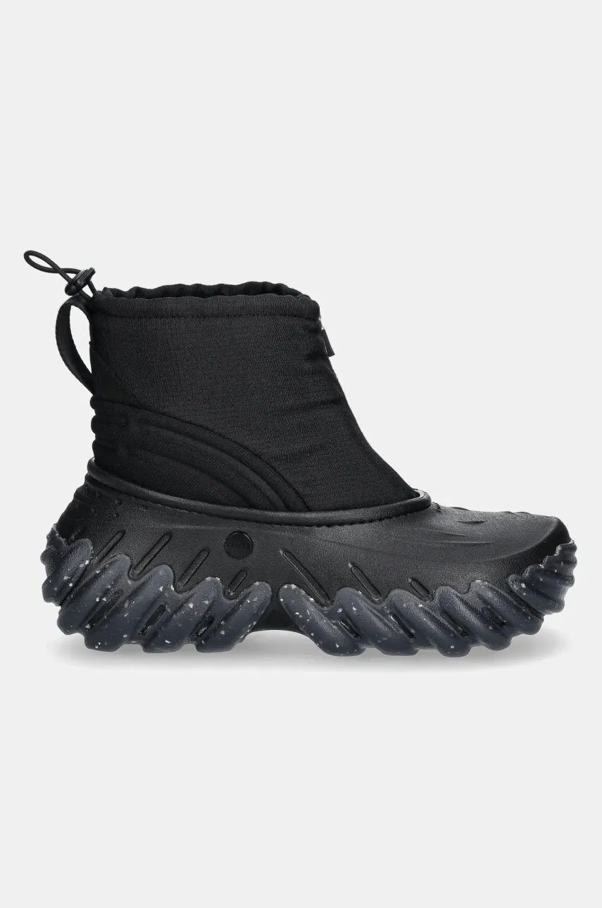 Ботинки Crocs Echo Boot Z Shield женские цвет чёрный на плоском ходу слегка утеплённый 210315 Ботинки Crocs Echo Boot Z Shield женские цвет чёрный на плоском ходу слегка утеплённый 210315