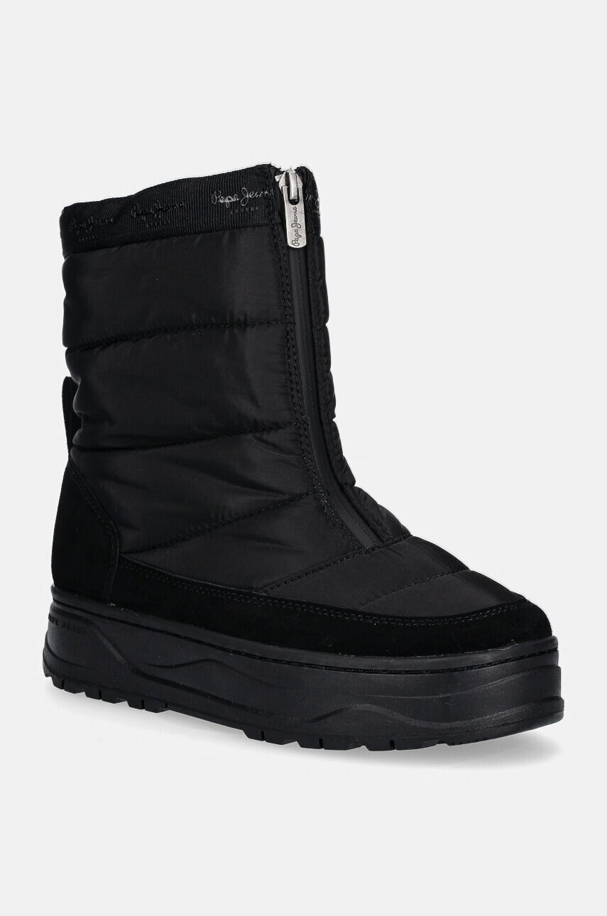 Pepe Jeans cizme de iarna PLS50553 culoarea negru, KORE ZIP W