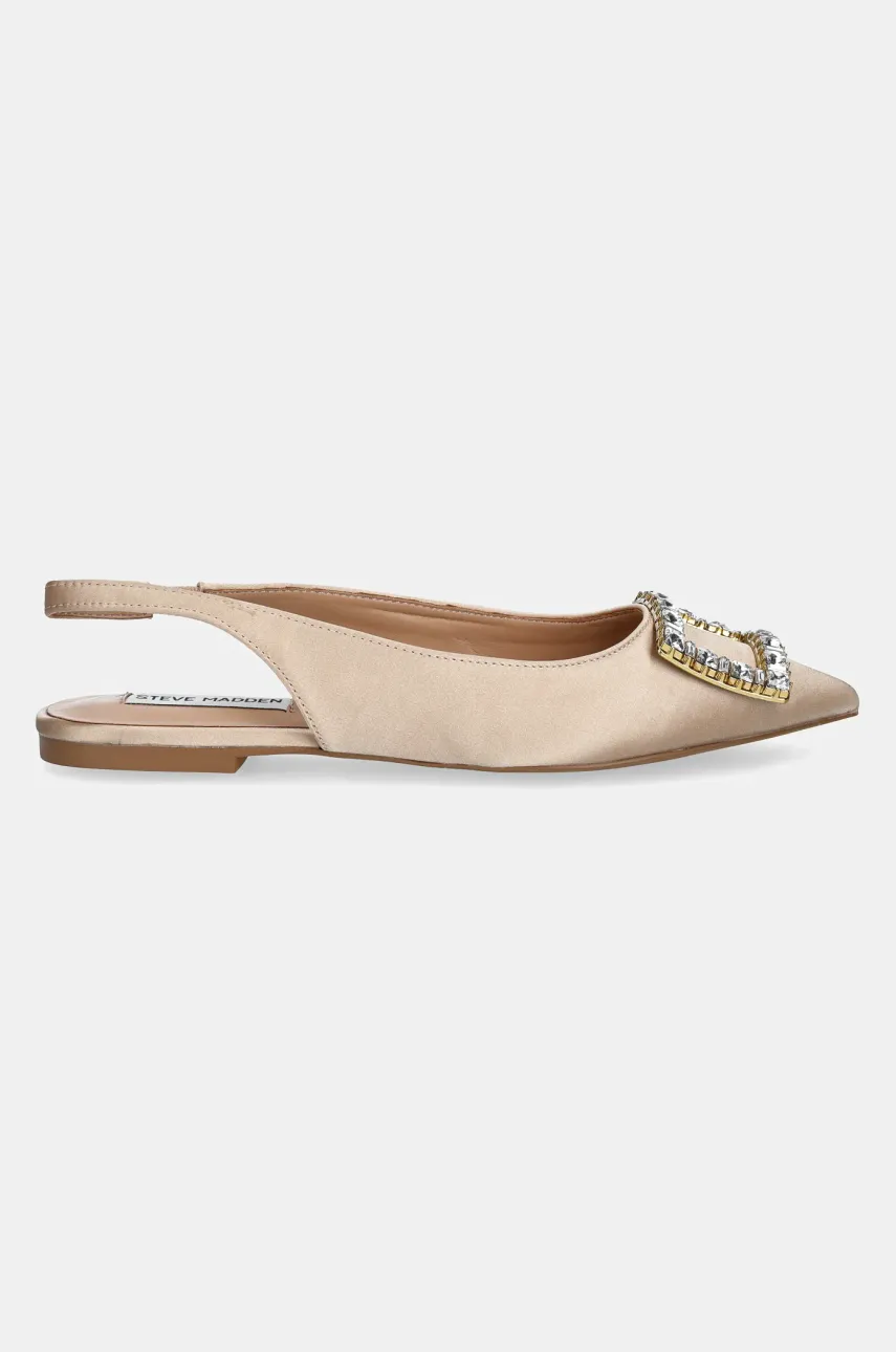 Балетки Steve Madden Isabell цвет бежевый открытая пятка SM11003374 Балетки Steve Madden Isabell цвет бежевый открытая пятка SM11003374