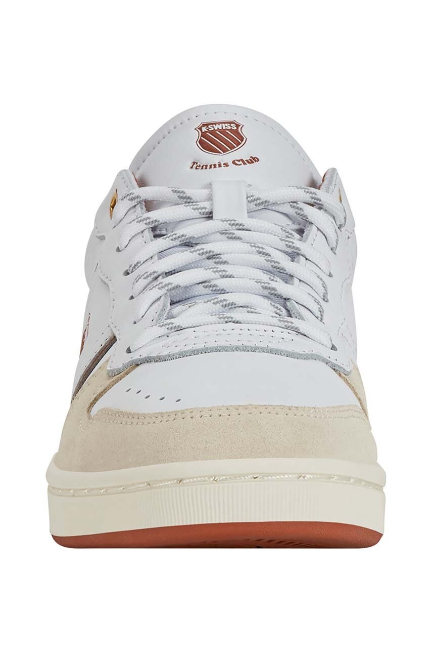 Δερμάτινα αθλητικά παπούτσια K-Swiss LOZAN MATCH TC χρώμα: άσπρο, 94403.132.M φωτογραφία