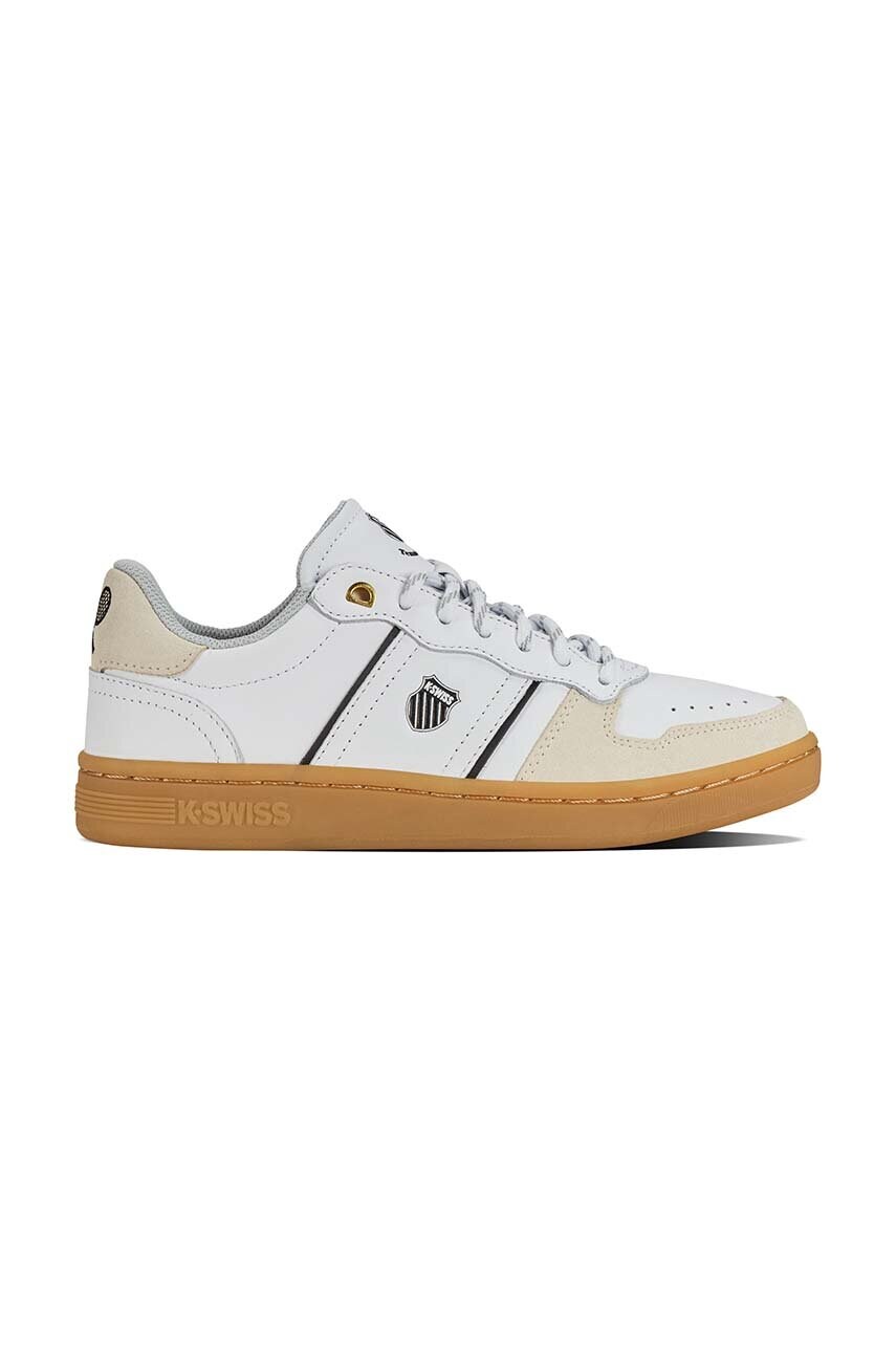 K-Swiss sneakers din piele LOZAN MATCH TC culoarea alb, 94403.138.M