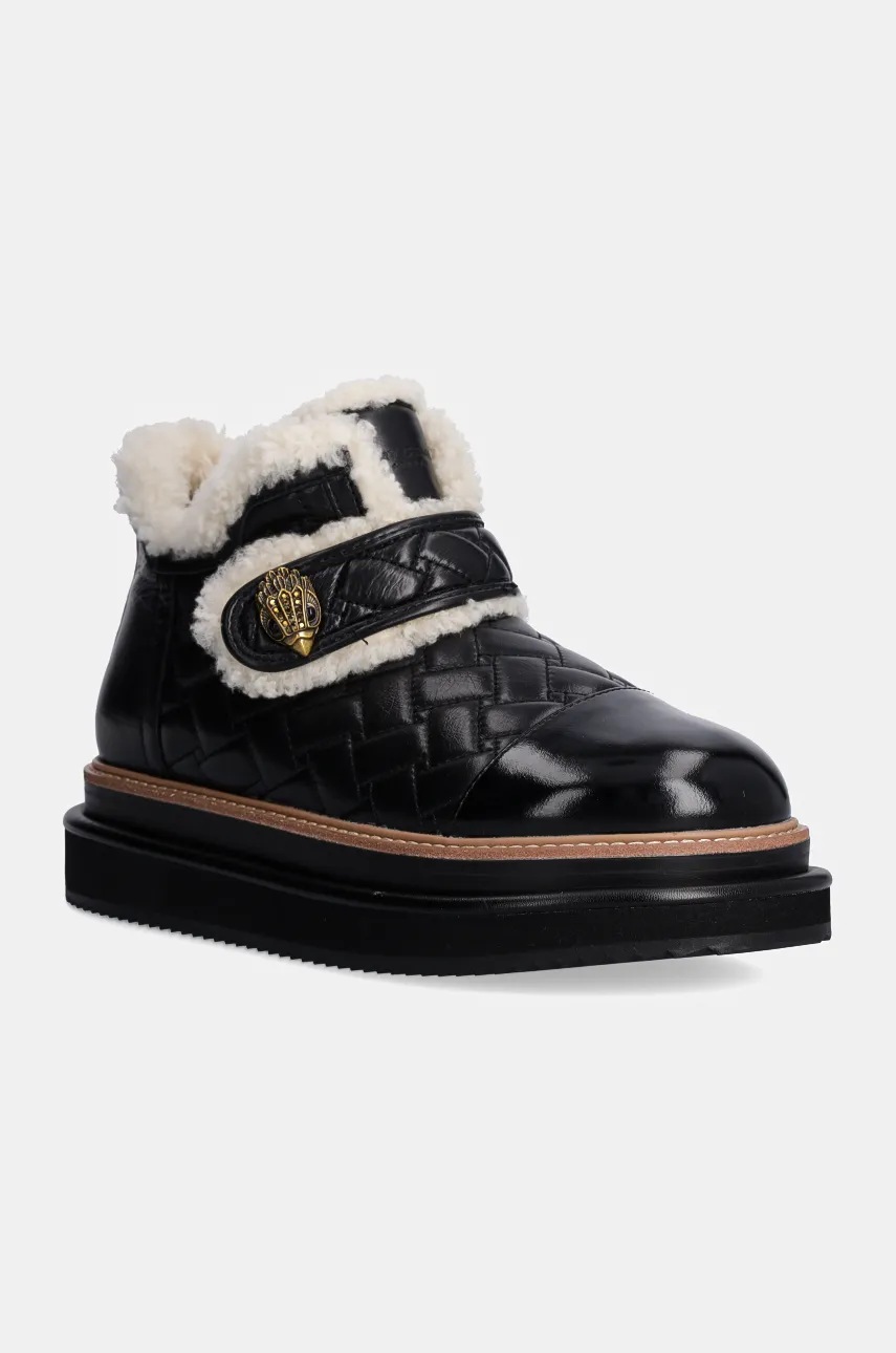 Kurt Geiger London Bocanci De Piele Orson Strap Boot Culoarea Negru, 3442809109