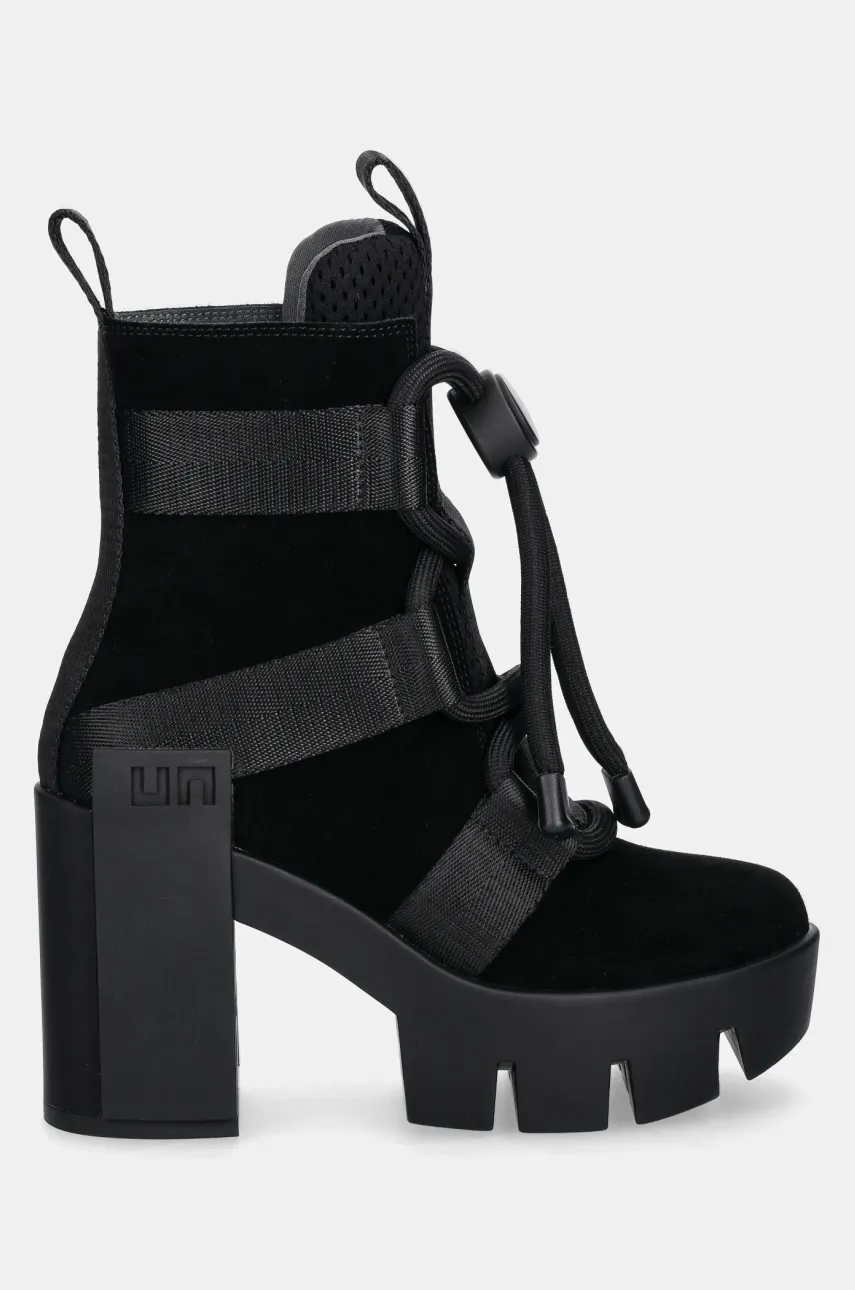 Полусапожки United Nude Grip Nomad Mid II женские цвет чёрный каблук кирпичик 107640157 Полусапожки United Nude Grip Nomad Mid II женские цвет чёрный каблук кирпичик 107640157