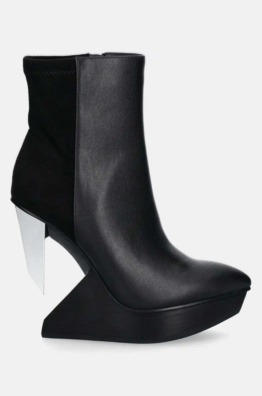 Кожаные полусапожки United Nude Edge Bootie женские цвет чёрный на платформе 1085622916 Кожаные полусапожки United Nude Edge Bootie женские цвет чёрный на платформе 1085622916