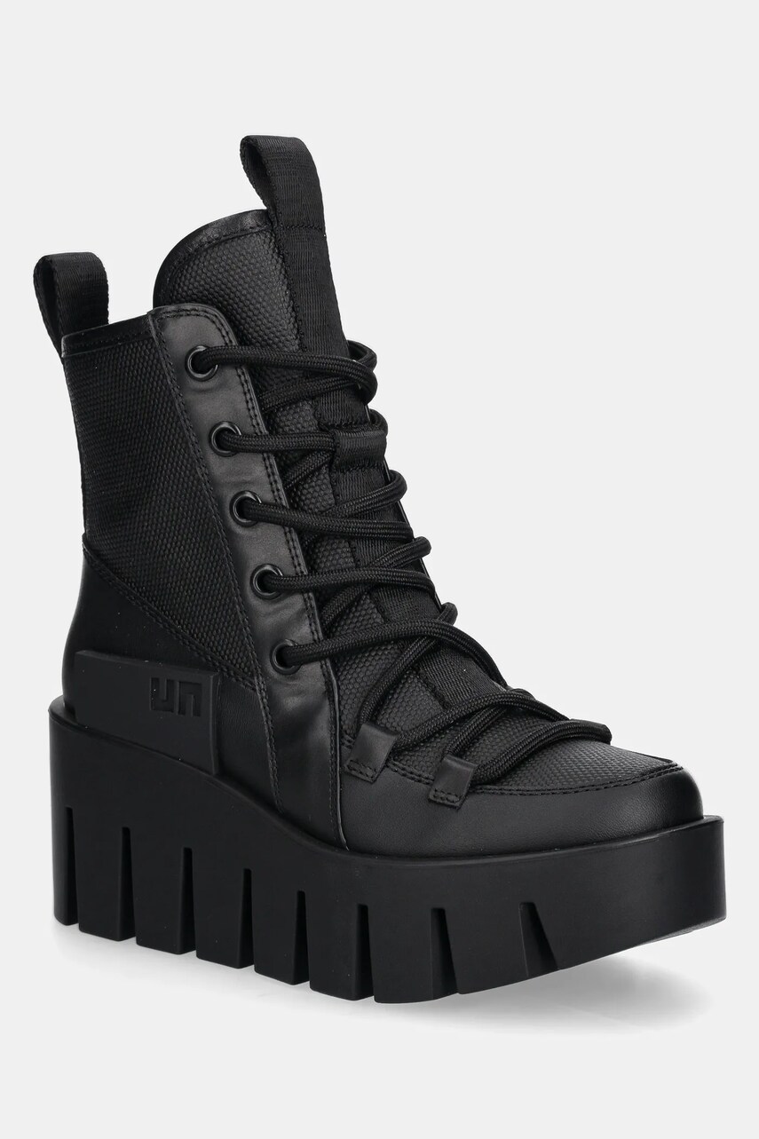 United Nude botine Grip Explorer Lo femei, culoarea negru, cu platforma, 108820154