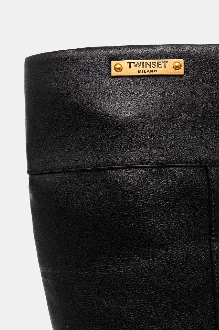 Twinset csizma fekete, női, platformos, 242TCP048 termék 2. képe