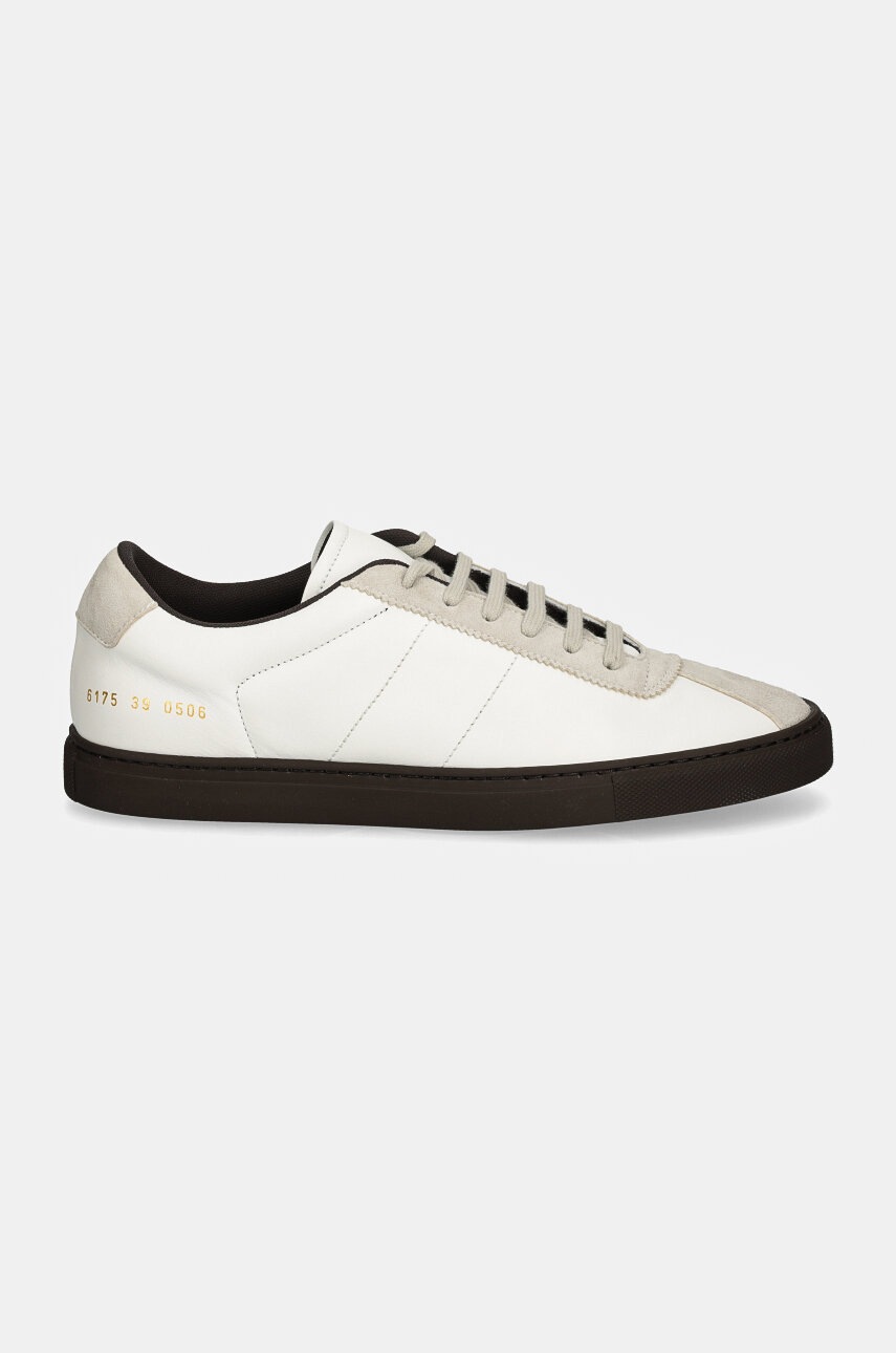 Δερμάτινα αθλητικά παπούτσια Common Projects Field Trainer χρώμα: άσπρο, 6175 φωτογραφία