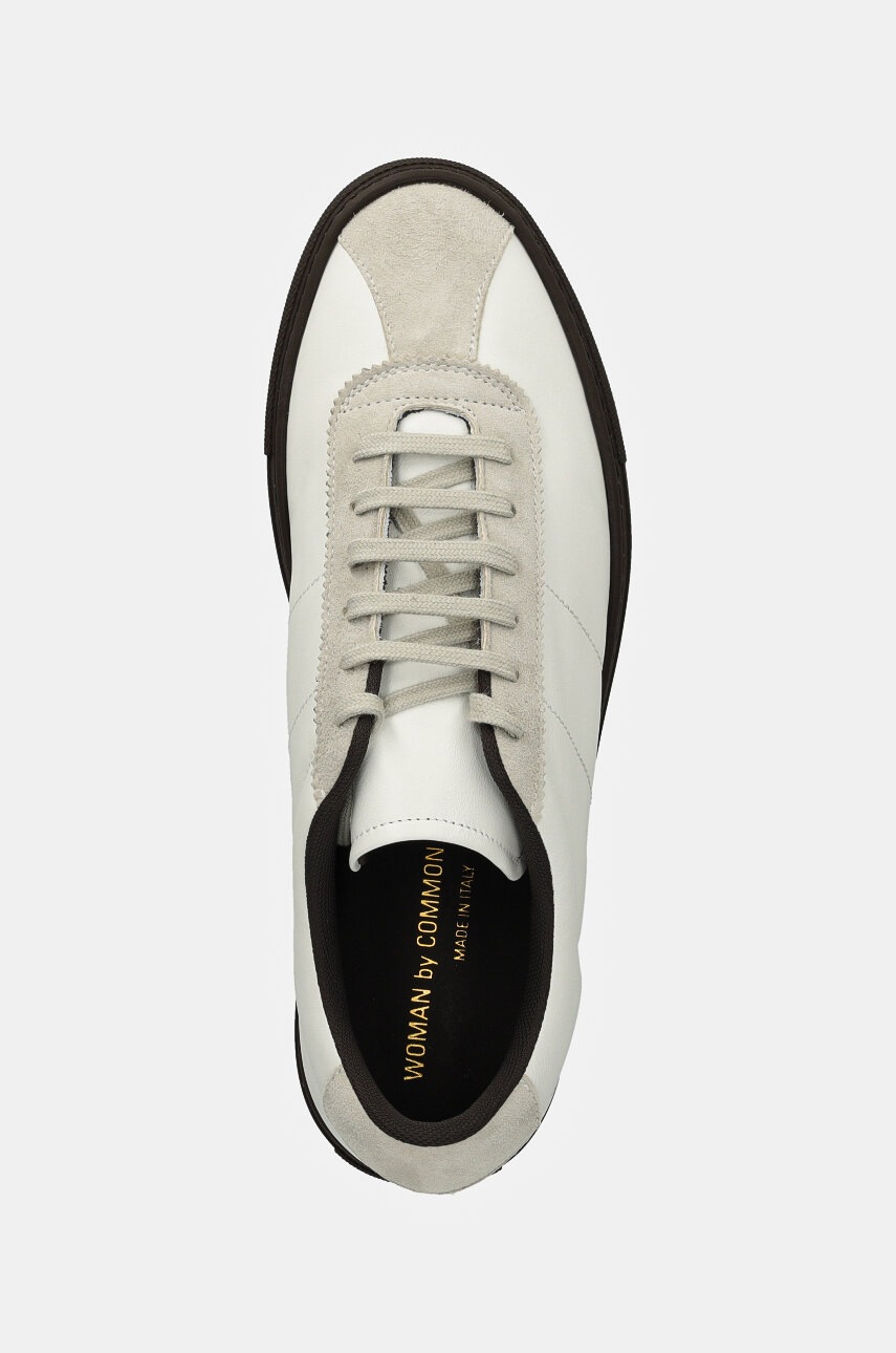 Δερμάτινα αθλητικά παπούτσια Common Projects Field Trainer χρώμα: άσπρο, 6175 φωτογραφία