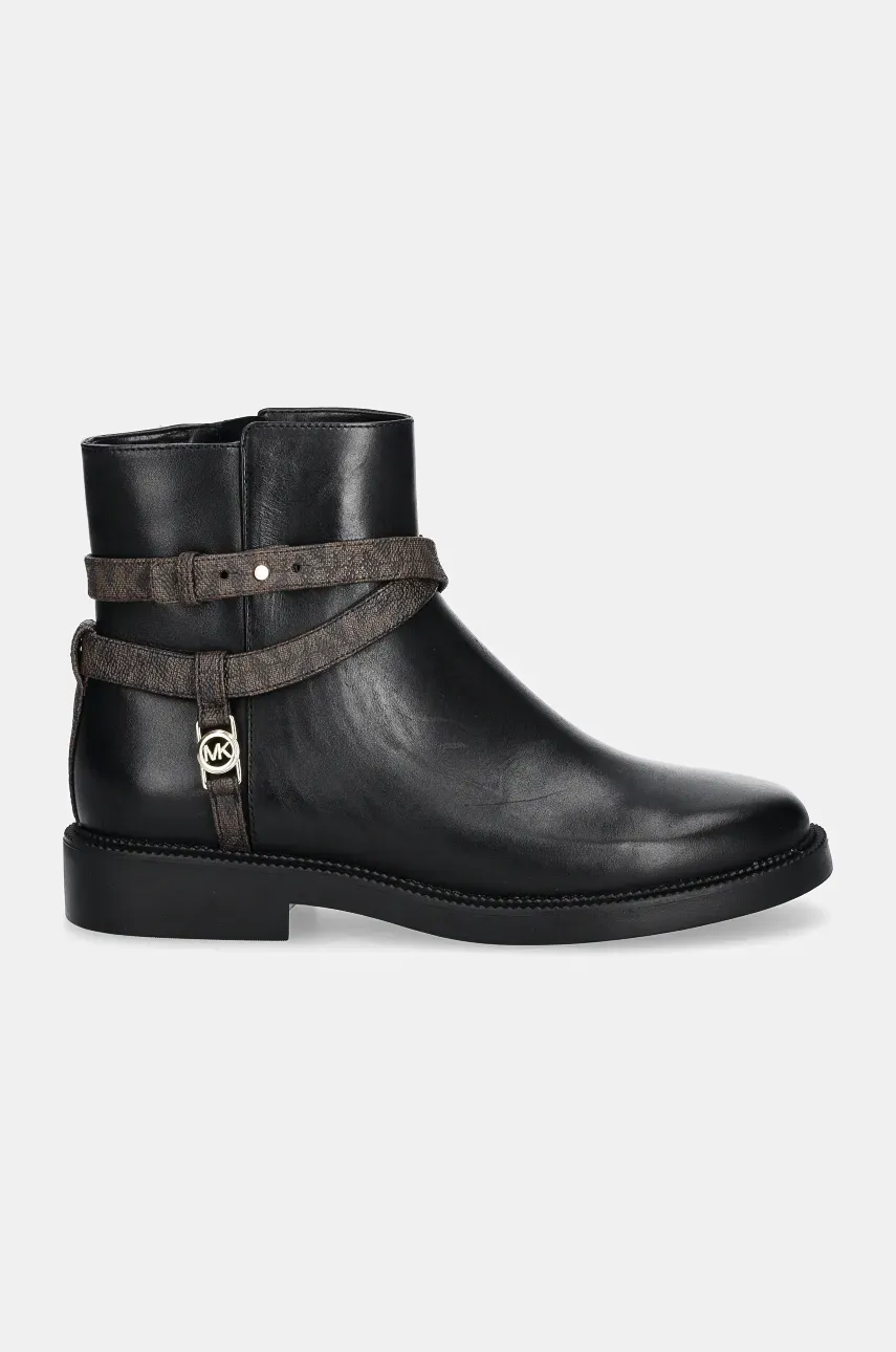 Полусапожки MICHAEL Michael Kors Abigail женские цвет чёрный на плоском ходу 40F4ABME7L.007 Полусапожки MICHAEL Michael Kors Abigail женские цвет чёрный на плоском ходу 40F4ABME7L.007