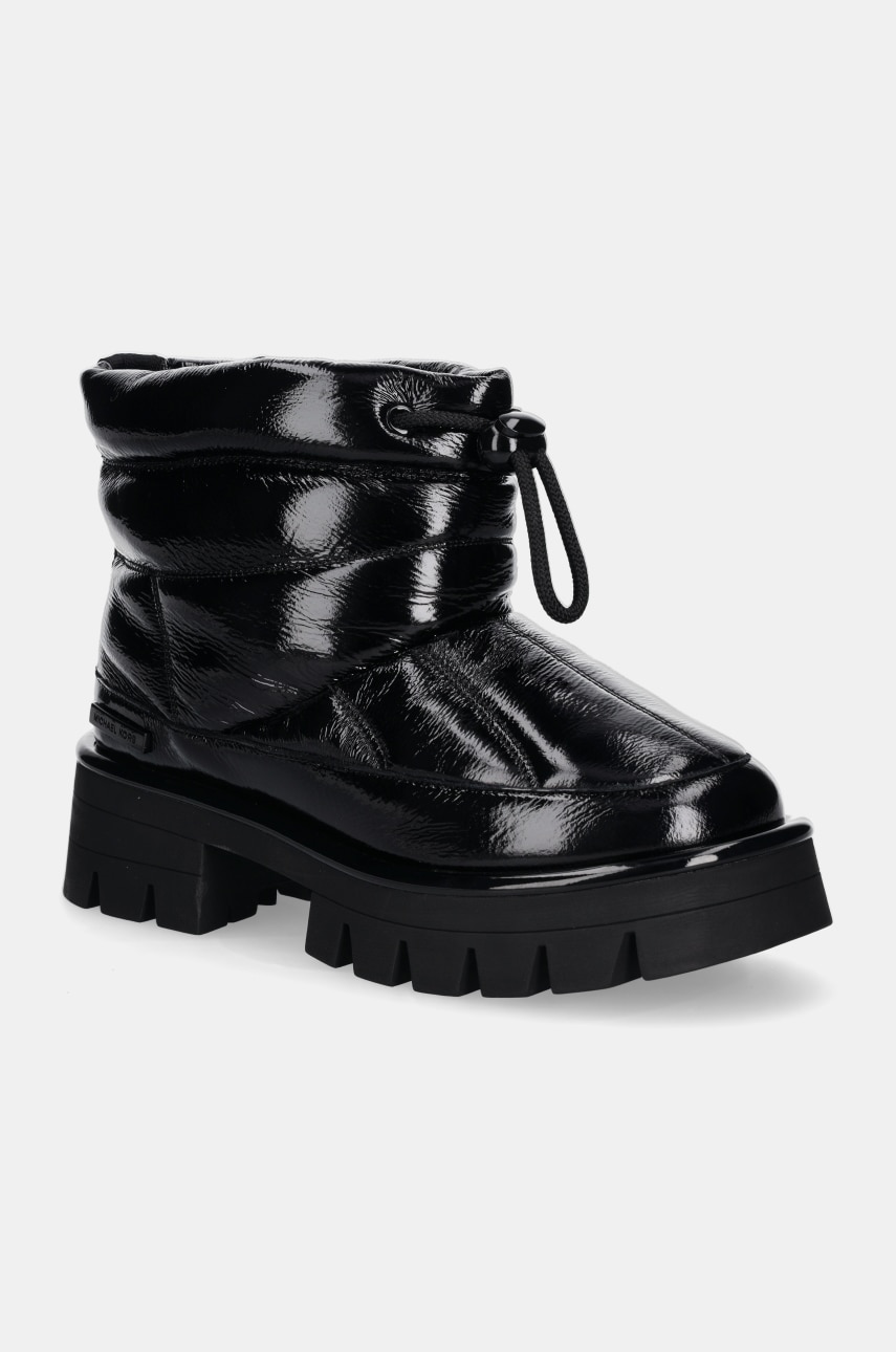 MICHAEL Michael Kors bocanci de piele Barton culoarea negru, 40F4BTFE5L.001 MICHAEL Michael Kors bocanci de piele Barton culoarea negru, 40F4BTFE5L.001