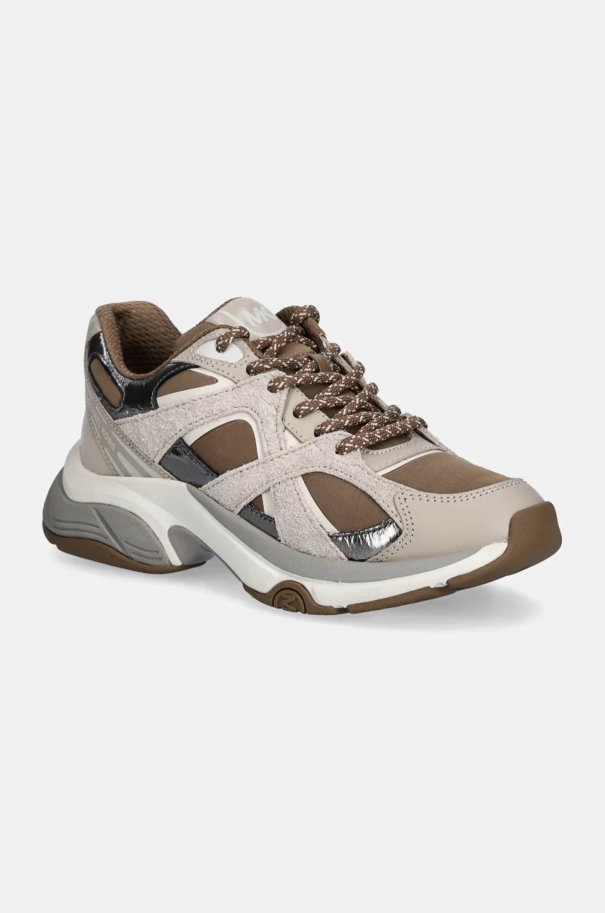 MICHAEL Michael Kors sneakers Leo culoarea bej, 43F4LEFS1L.287