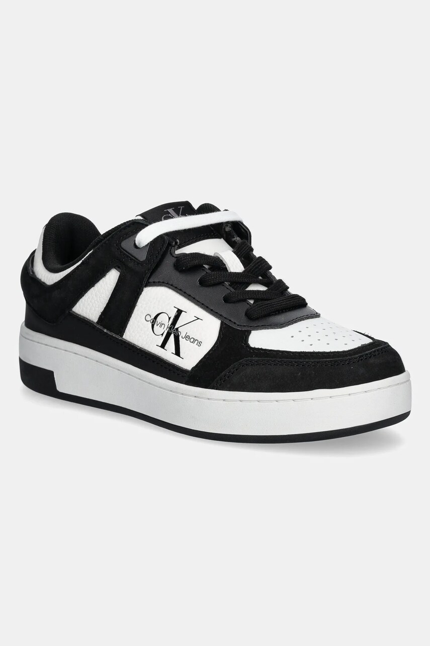 

Маратонки Calvin Klein Jeans BASKET CUPSOLE LOW ML MIX в черно YW0YW01579, Черен