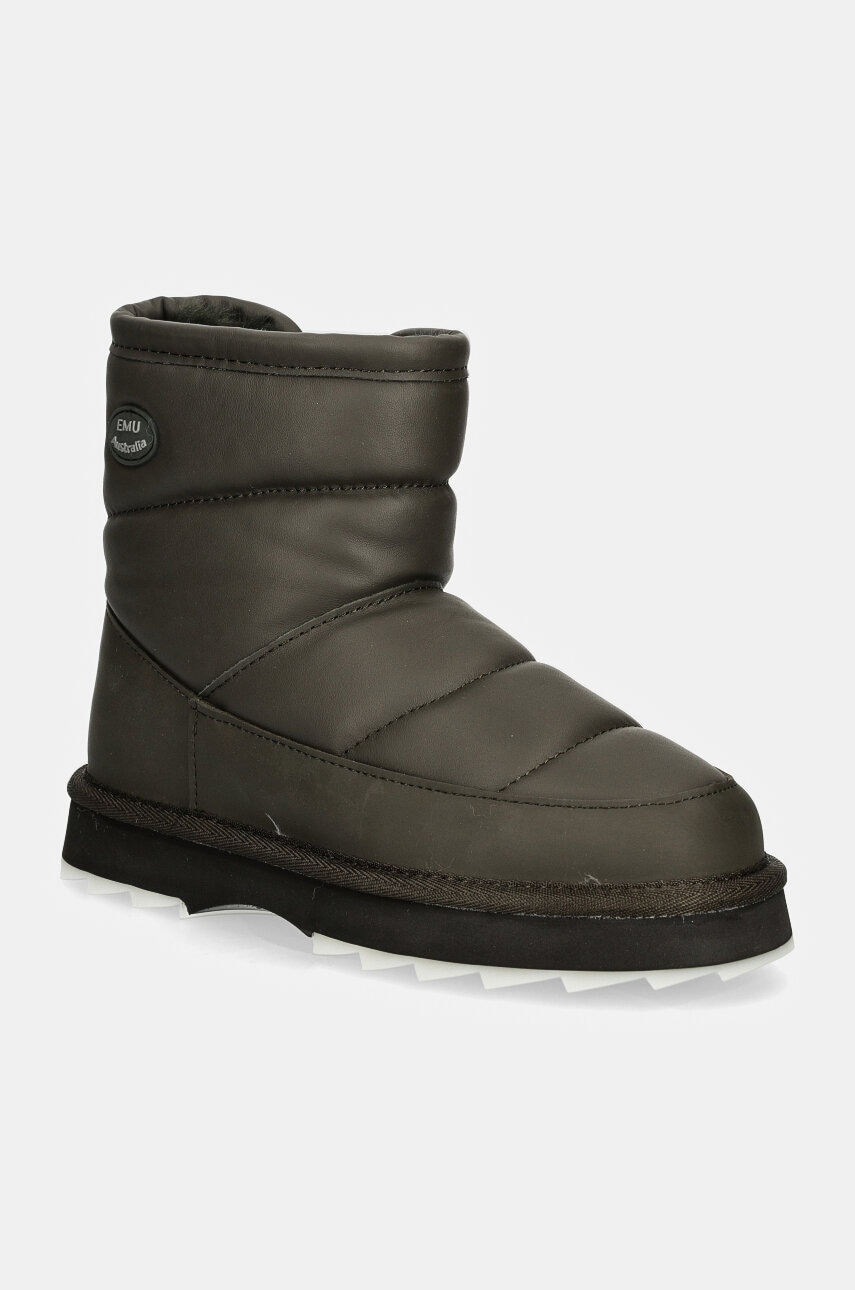 Emu Australia bocanci de piele Valerie 2.0 culoarea verde, W13127.OLID