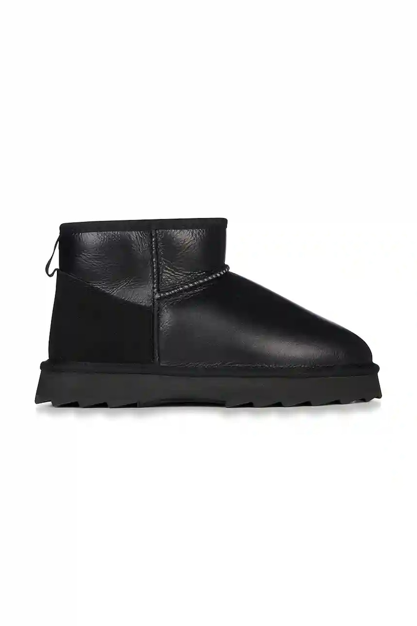 Emu Australia bocanci de piele Sharky Micro Town culoarea negru, W13154.BLAK