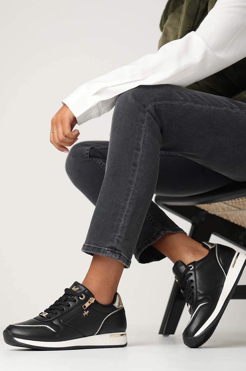 Αθλητικά Mexx DJANA CAIA χρώμα: μαύρο, MIRL1002743W φωτογραφία