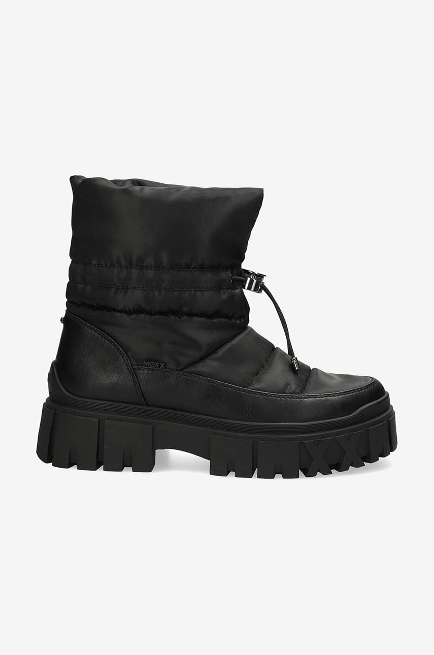 Mexx botine PIKKA KILLAH femei, culoarea negru, cu platforma, izolat, MITY1708643W Mexx botine PIKKA KILLAH femei, culoarea negru, cu platforma, izolat, MITY1708643W
