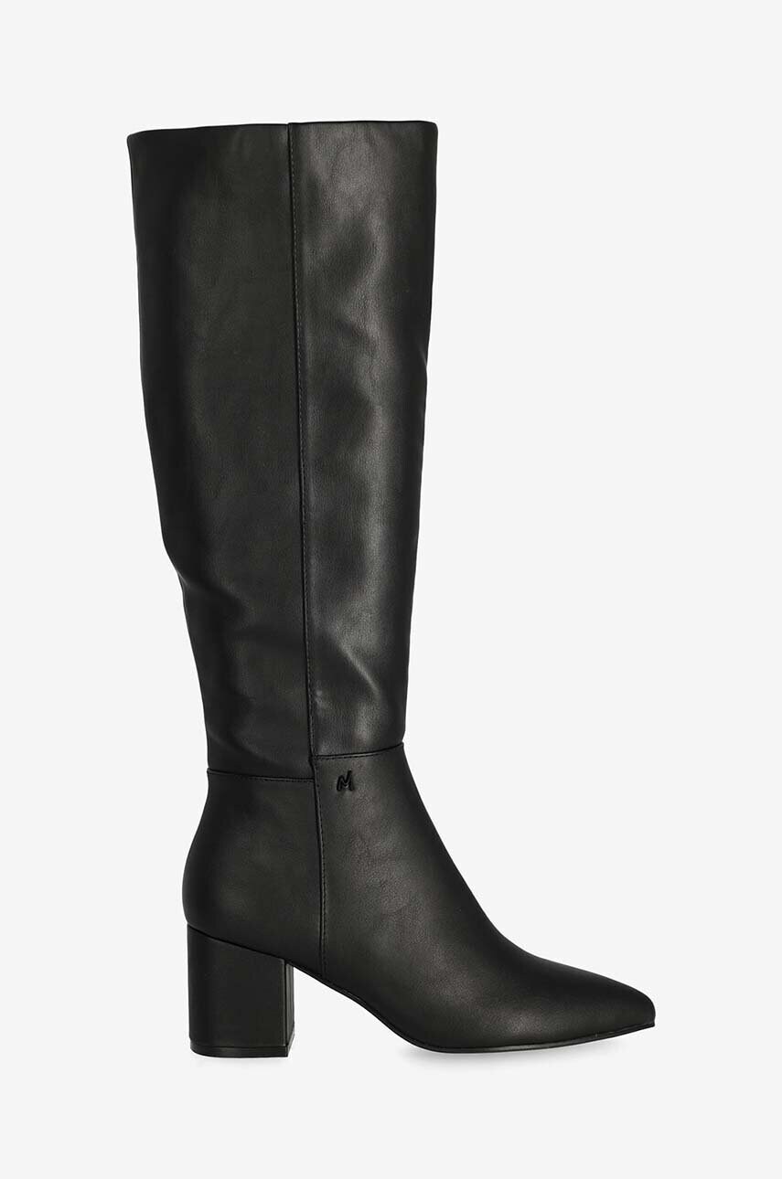 Mexx cizme PLUCK MILA femei, culoarea negru, cu toc drept, MITY1800843W