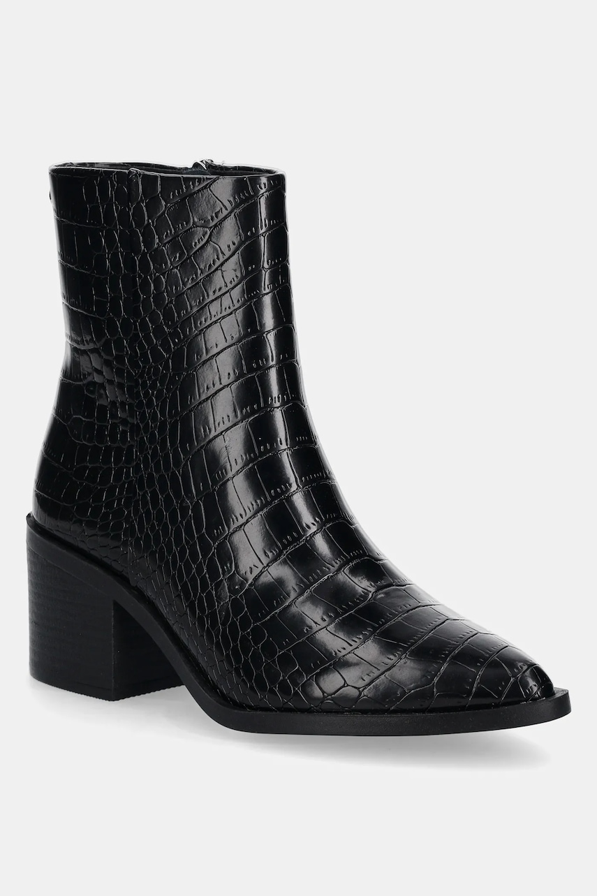 Steve Madden cizme de piele Admire femei, culoarea negru, cu toc drept, SM11003355